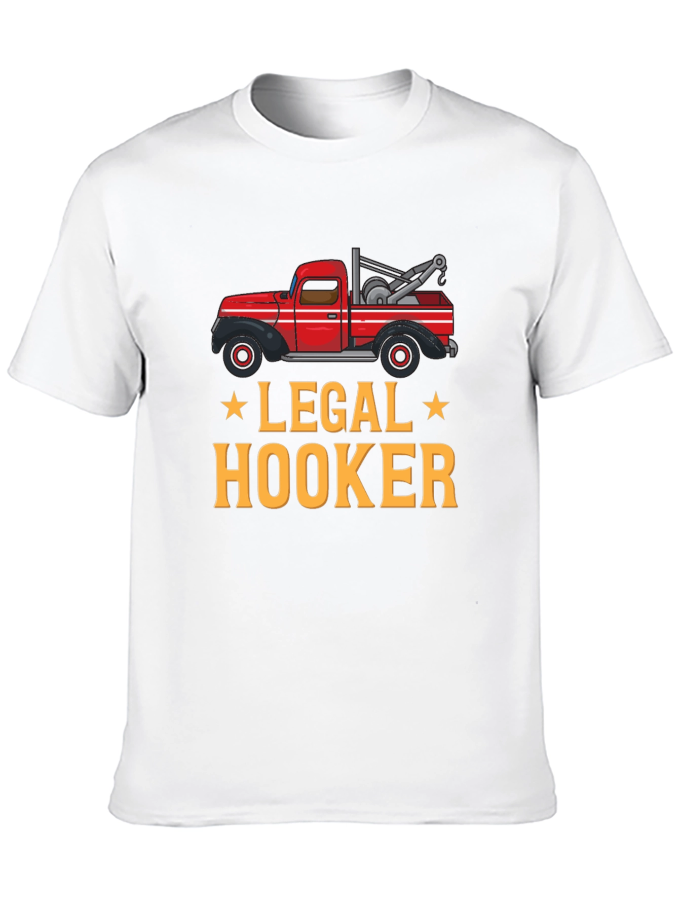 Legal Hooker Tow Truck Graphic T-Shirt