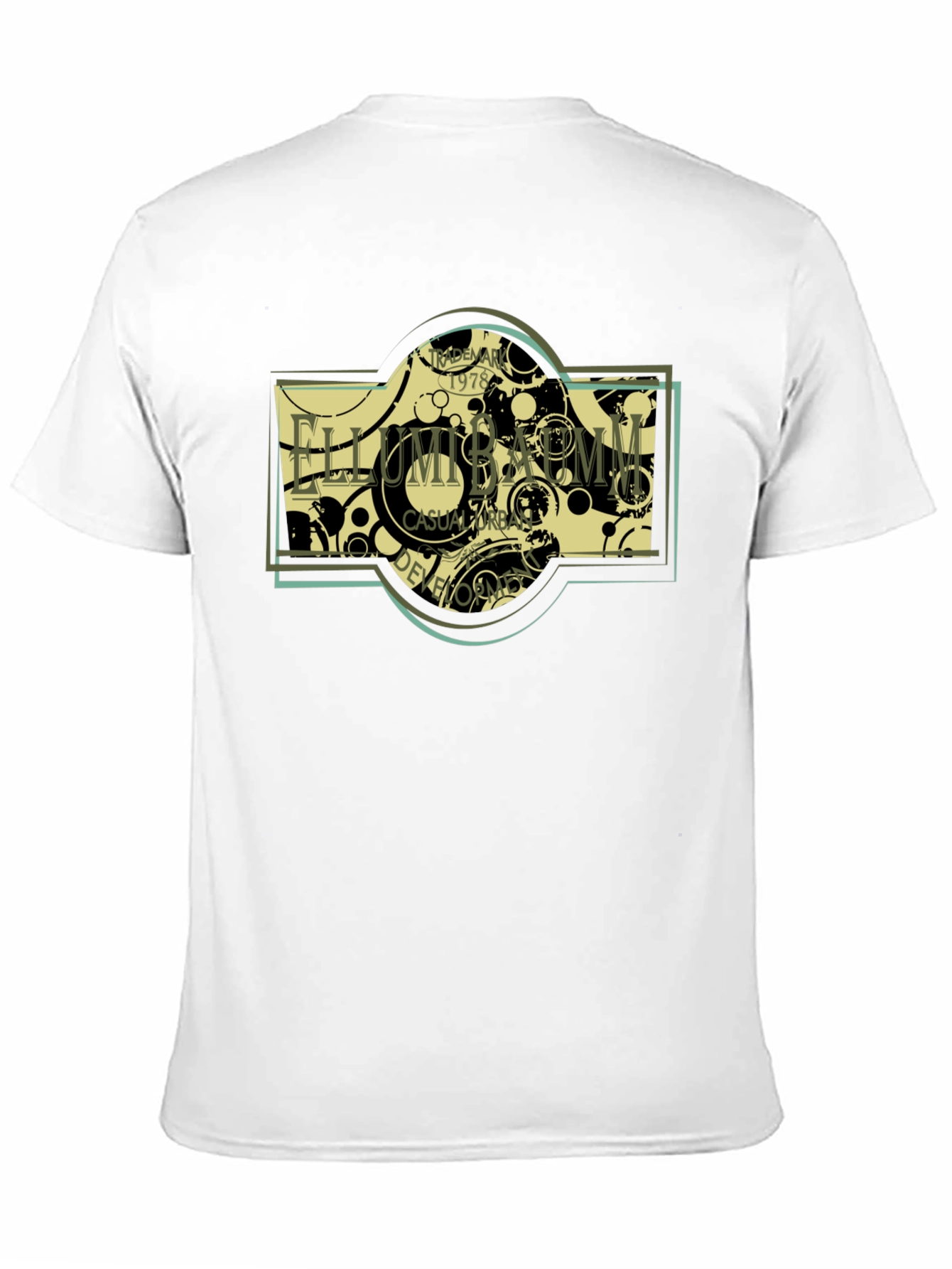 Ellumbamm Urban Casual T-Shirt - Black Cotton Tee