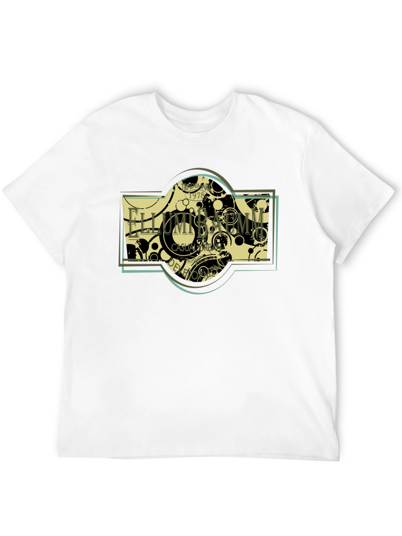 Ellumbamm Urban Casual T-Shirt - Black Cotton Tee