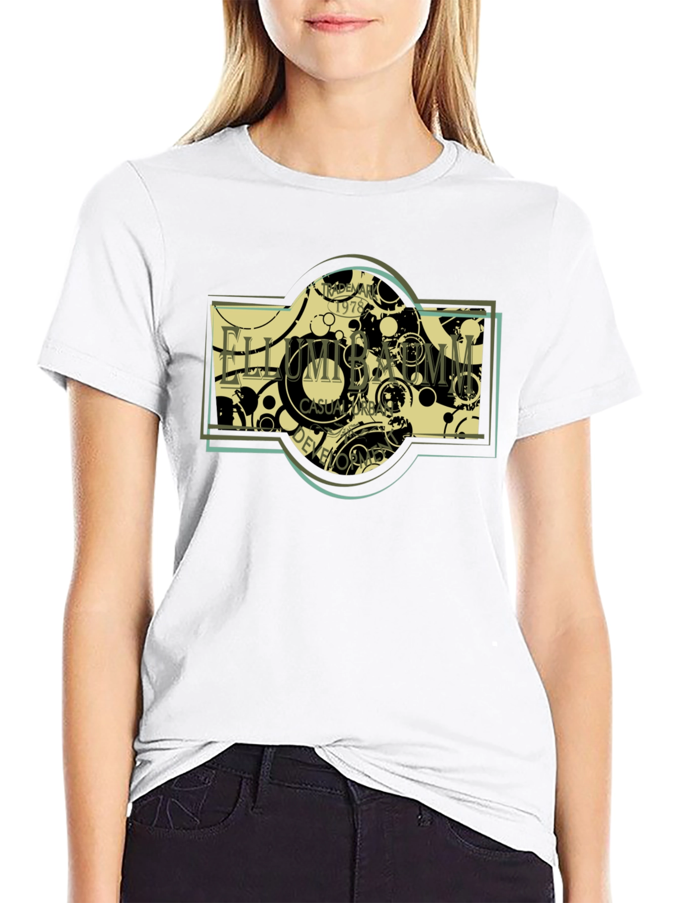 Ellumbamm Urban Casual T-Shirt - Black Cotton Tee