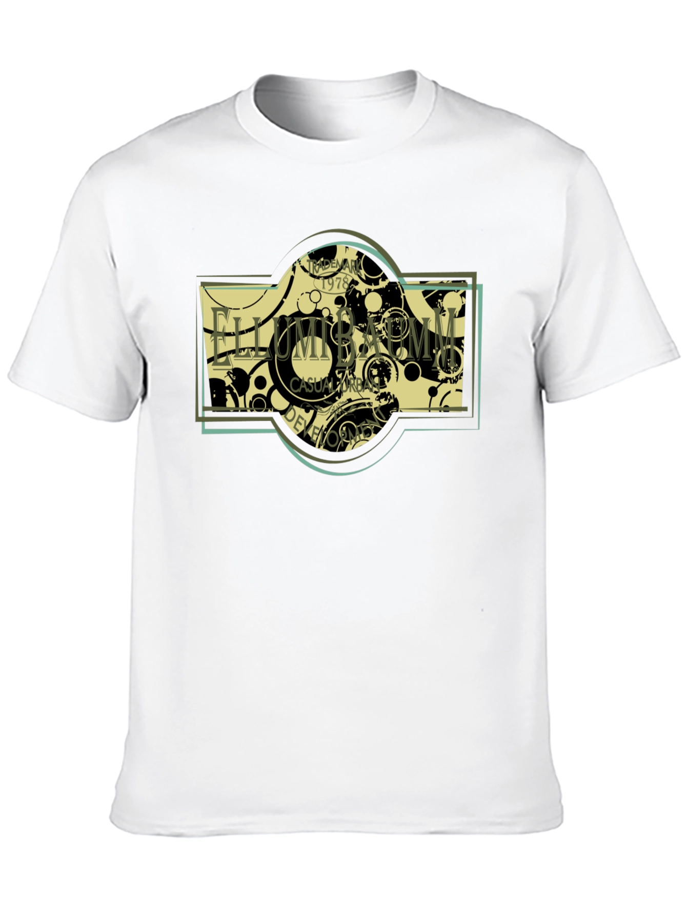 Ellumbamm Urban Casual T-Shirt - Black Cotton Tee