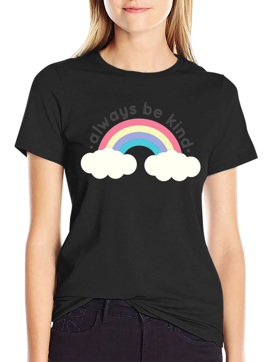 Always Be Kind Rainbow Graphic T-Shirt