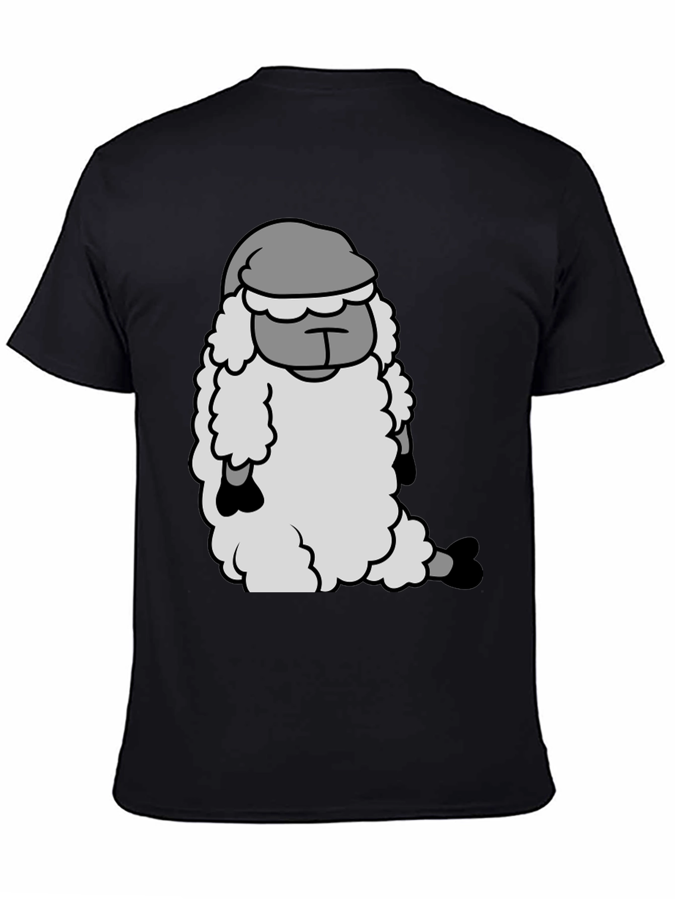 Sleepy Sheep Graphic Tee - Soft Cotton Comfort
