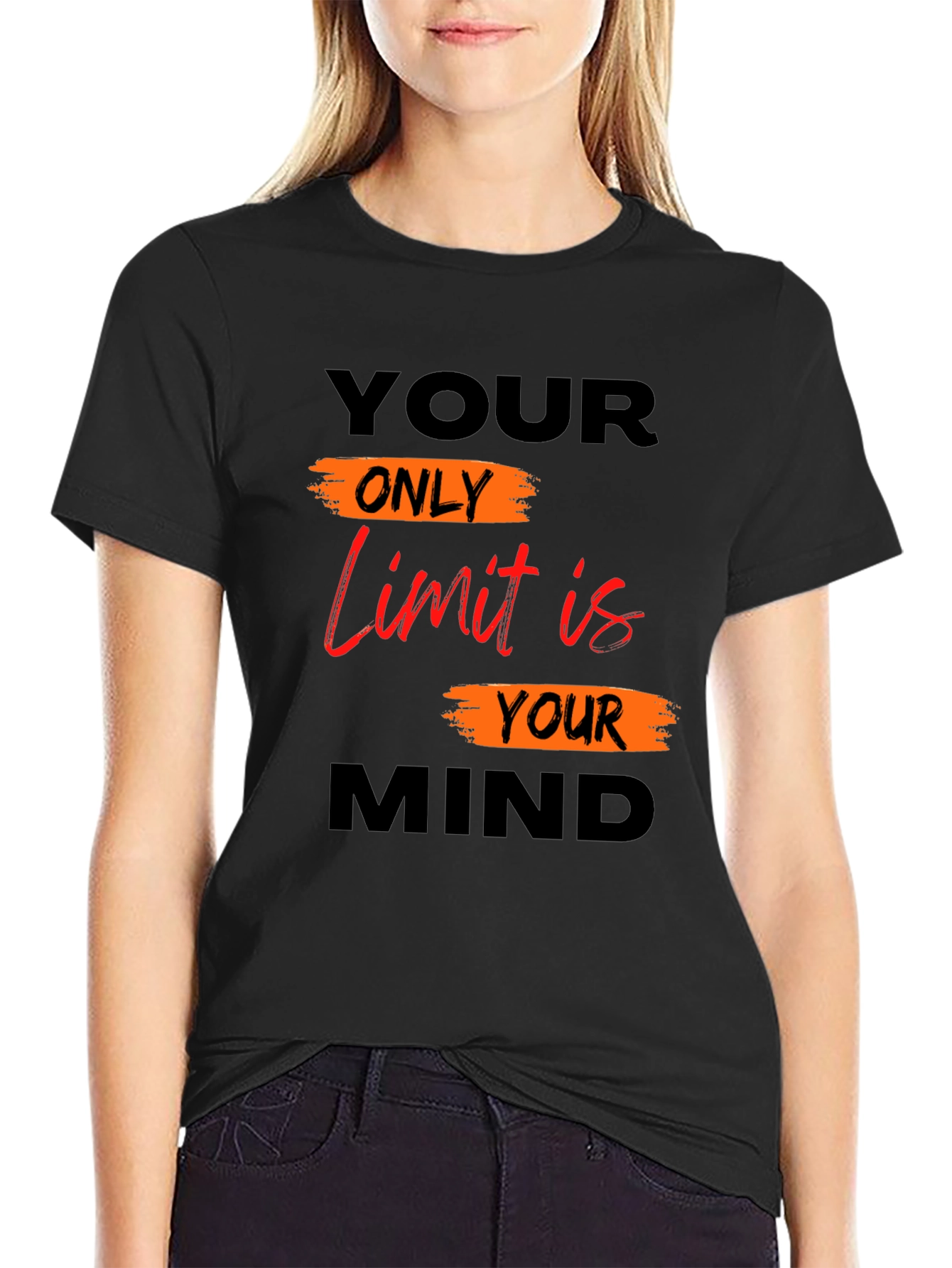 Motivational Mindset T-Shirt - Your Only Limit