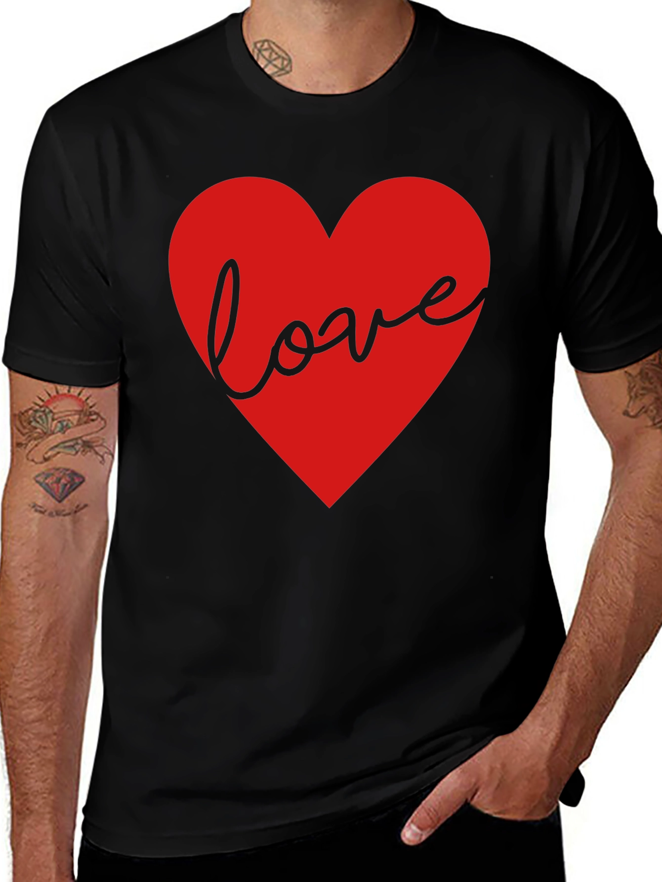 Love Heart T-Shirt - Valentines Day Gift