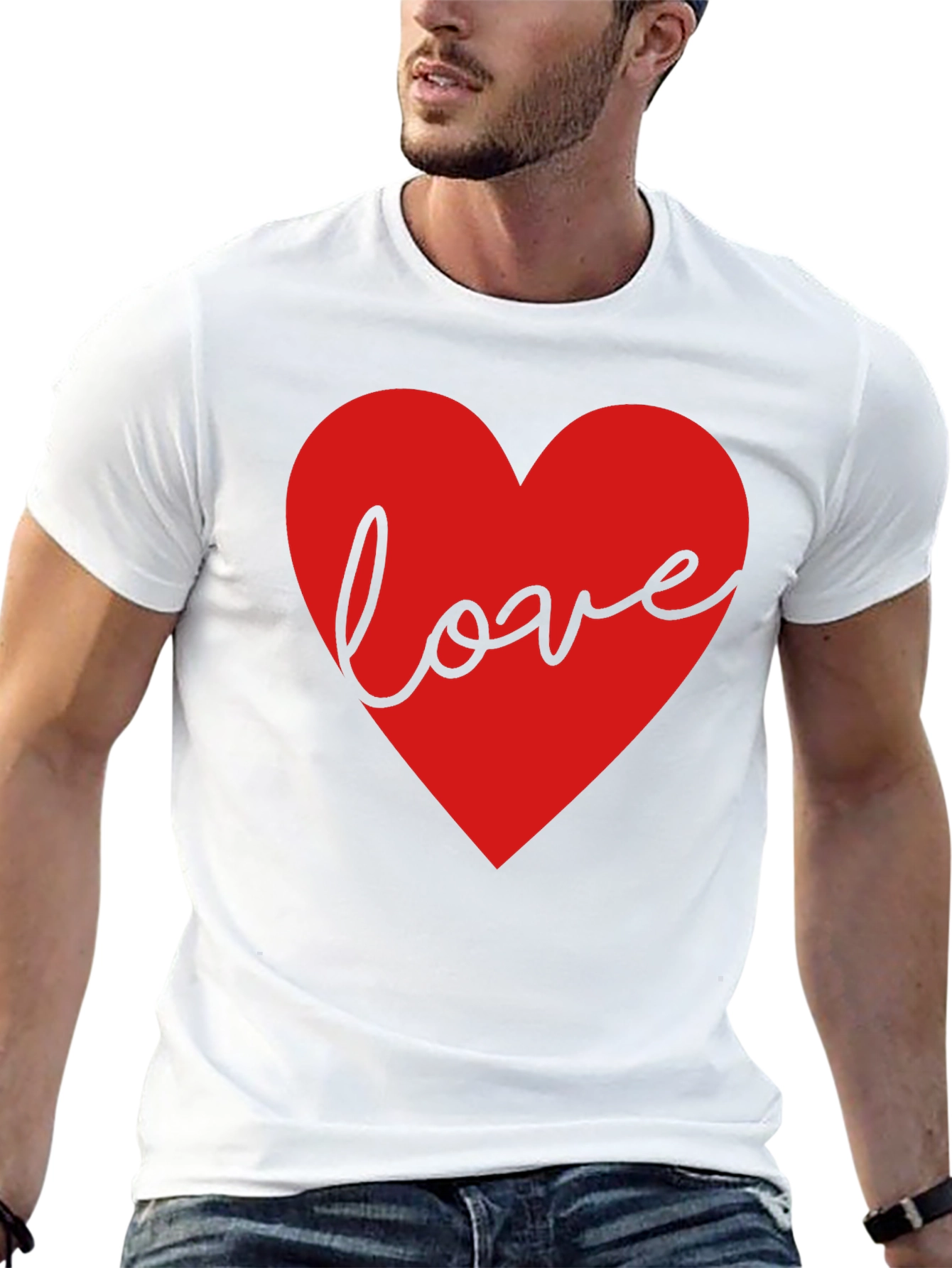 Love Heart T-Shirt - Valentines Day Gift