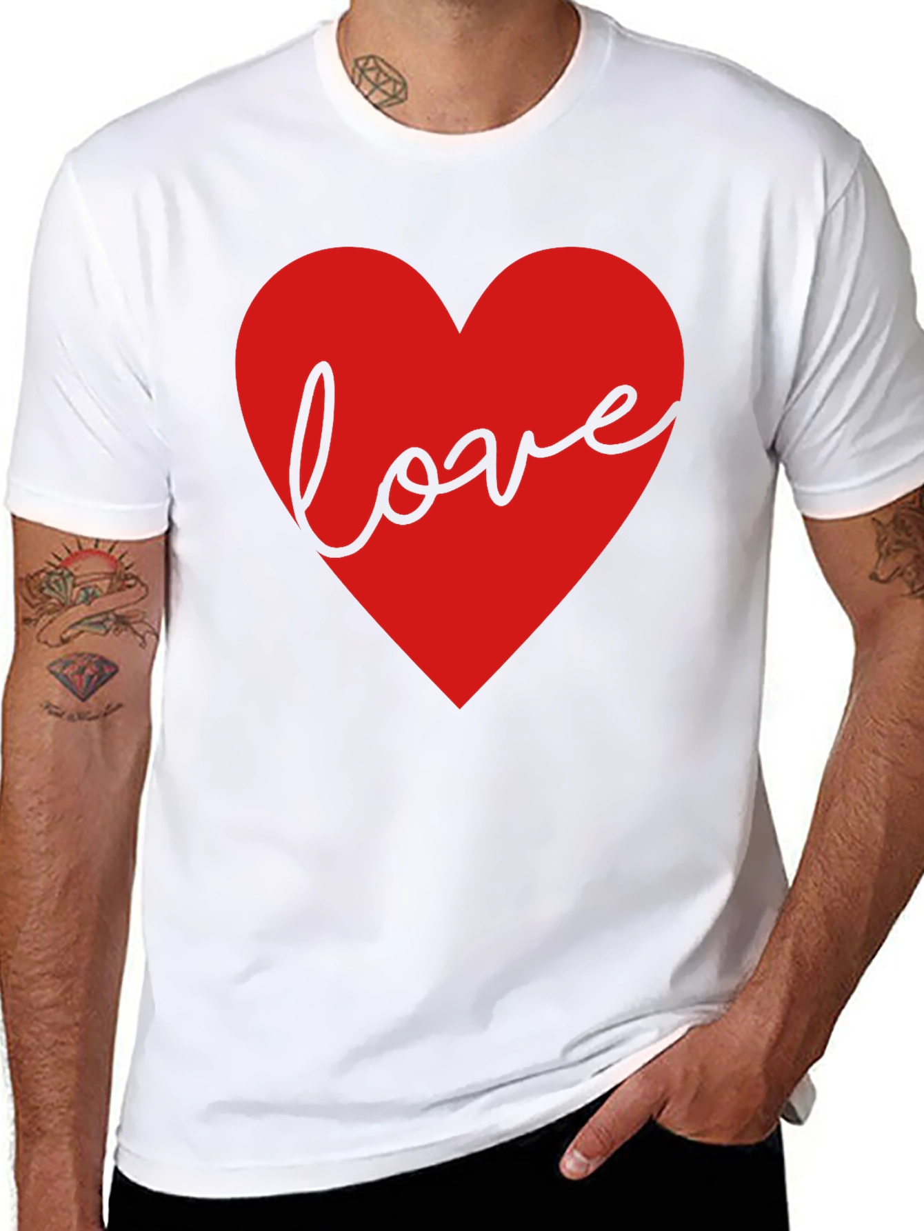 Love Heart T-Shirt - Valentines Day Gift