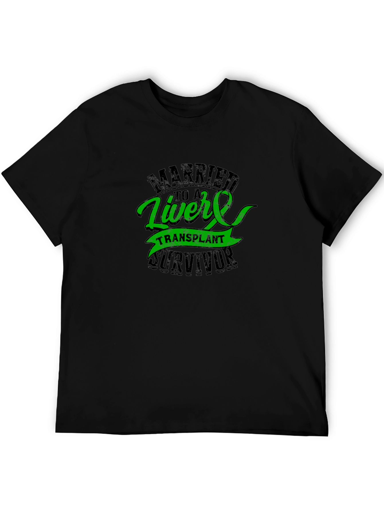 Liver Transplant Survivor Black T-Shirt