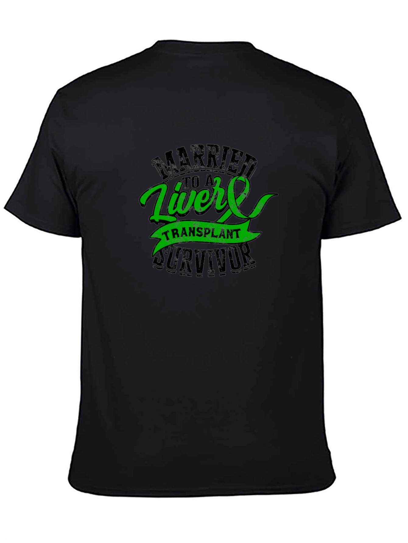 Liver Transplant Survivor Black T-Shirt