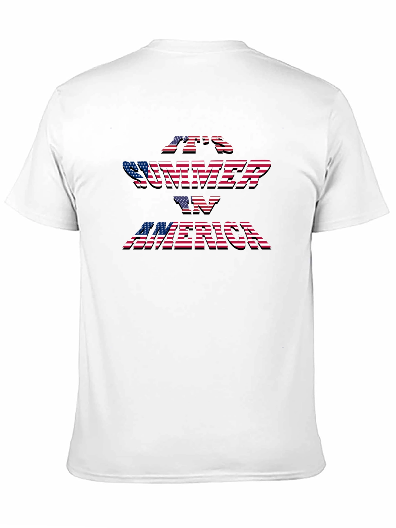 Its Summer in America Black T-Shirt