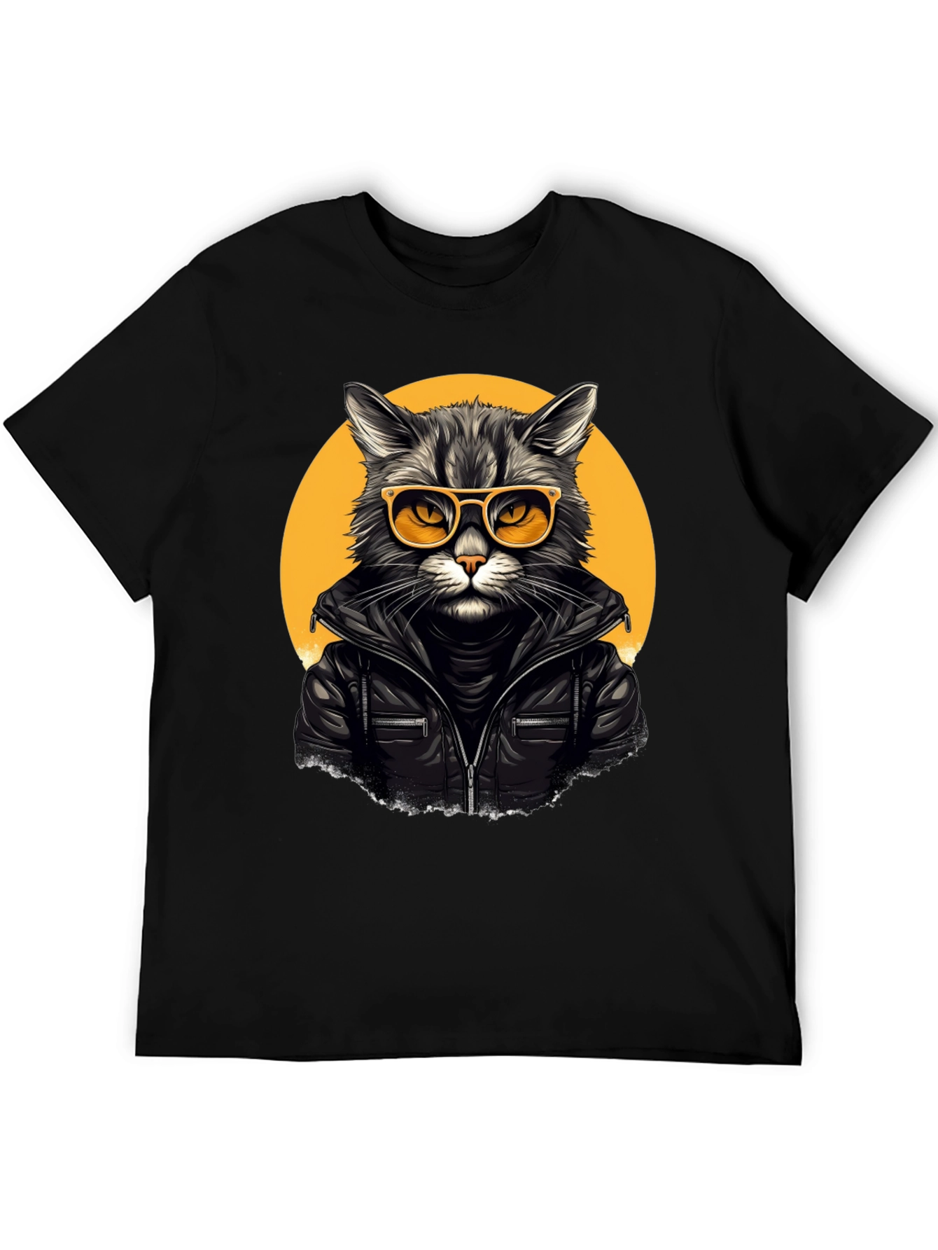Cool Cat Biker T-Shirt
