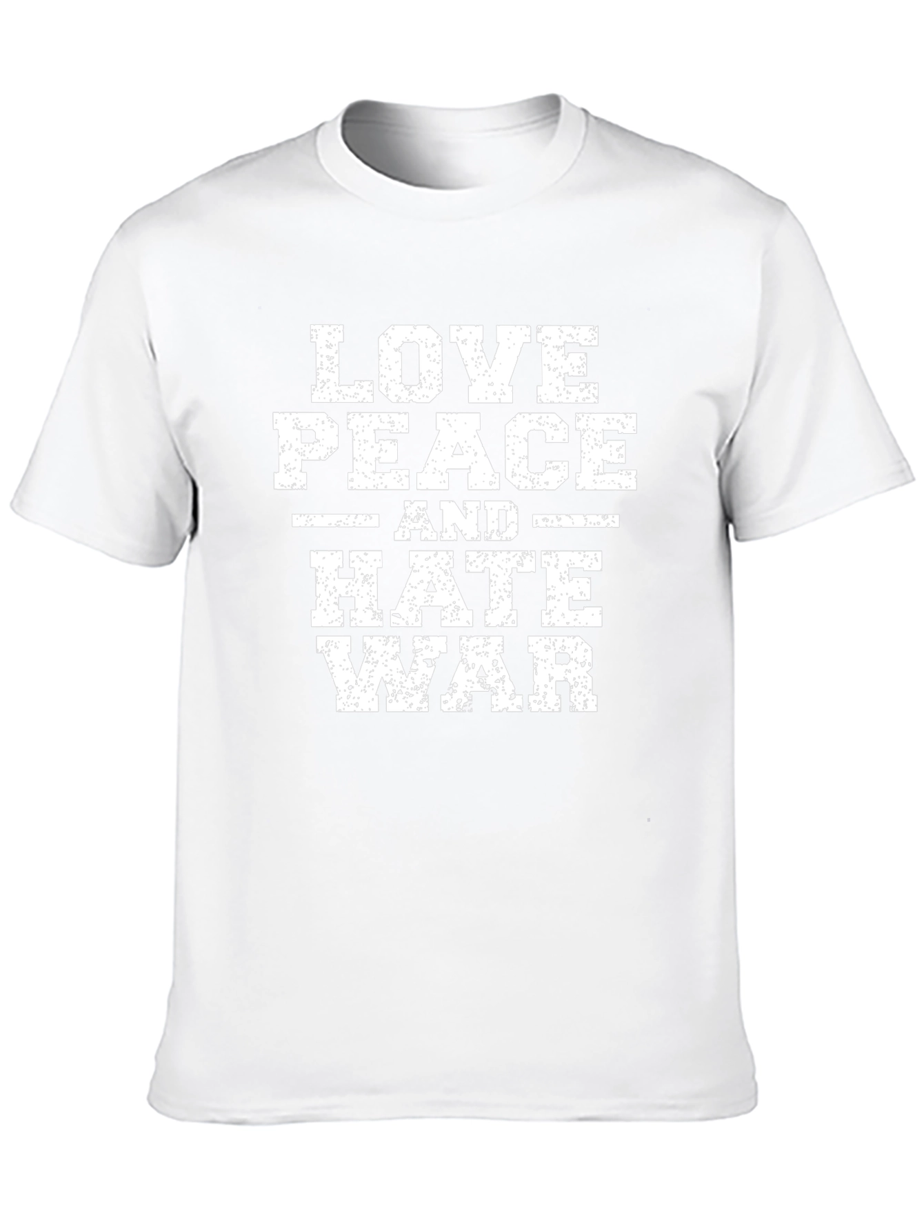 Love Peace Hate War Graphic T-Shirt