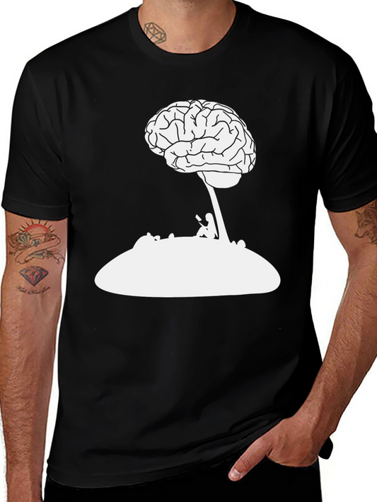 Brainy Black Tee - Thinkers Delight