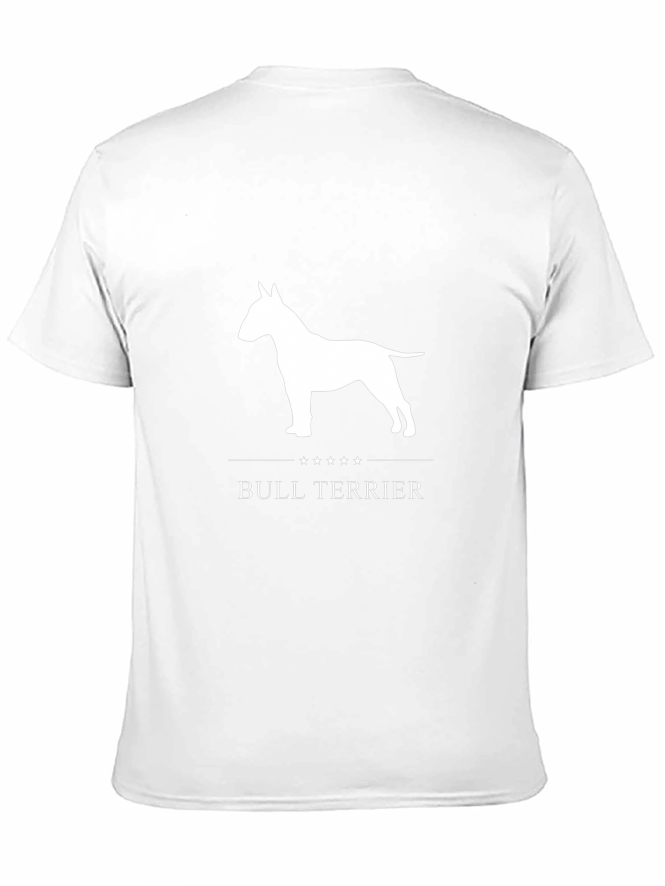 Bull Terrier Graphic Tee - Black Cotton Blend