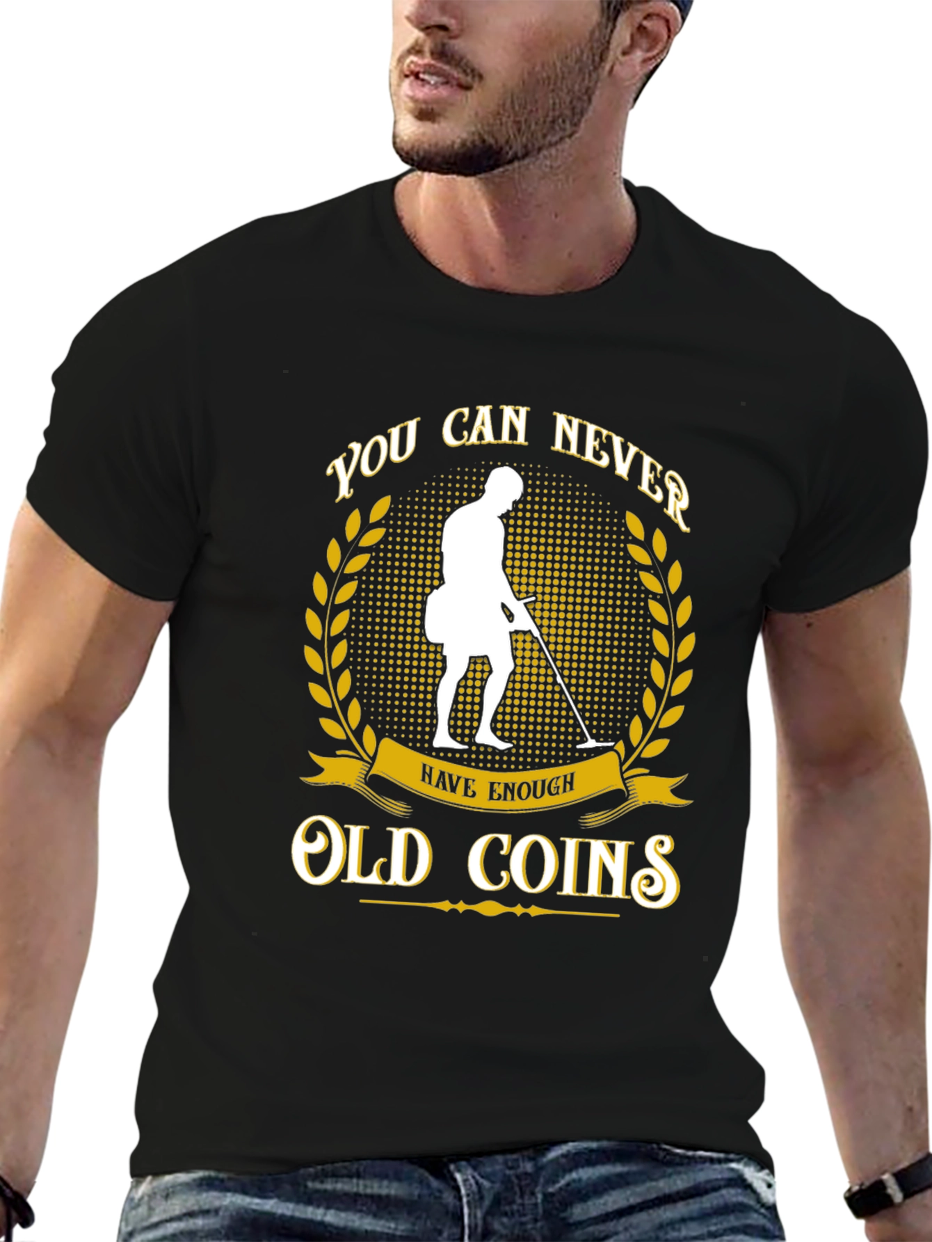 Metal Detecting Old Coins T-Shirt