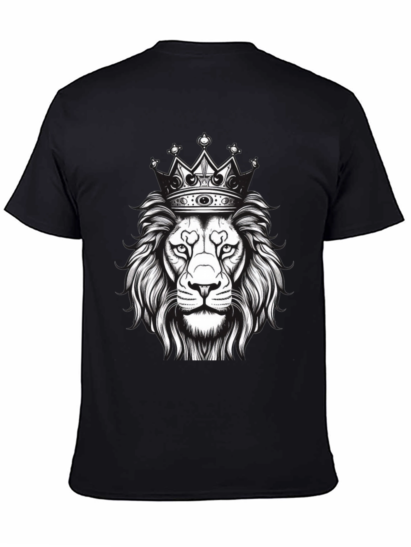 King Lion Graphic Tee - Black T-Shirt