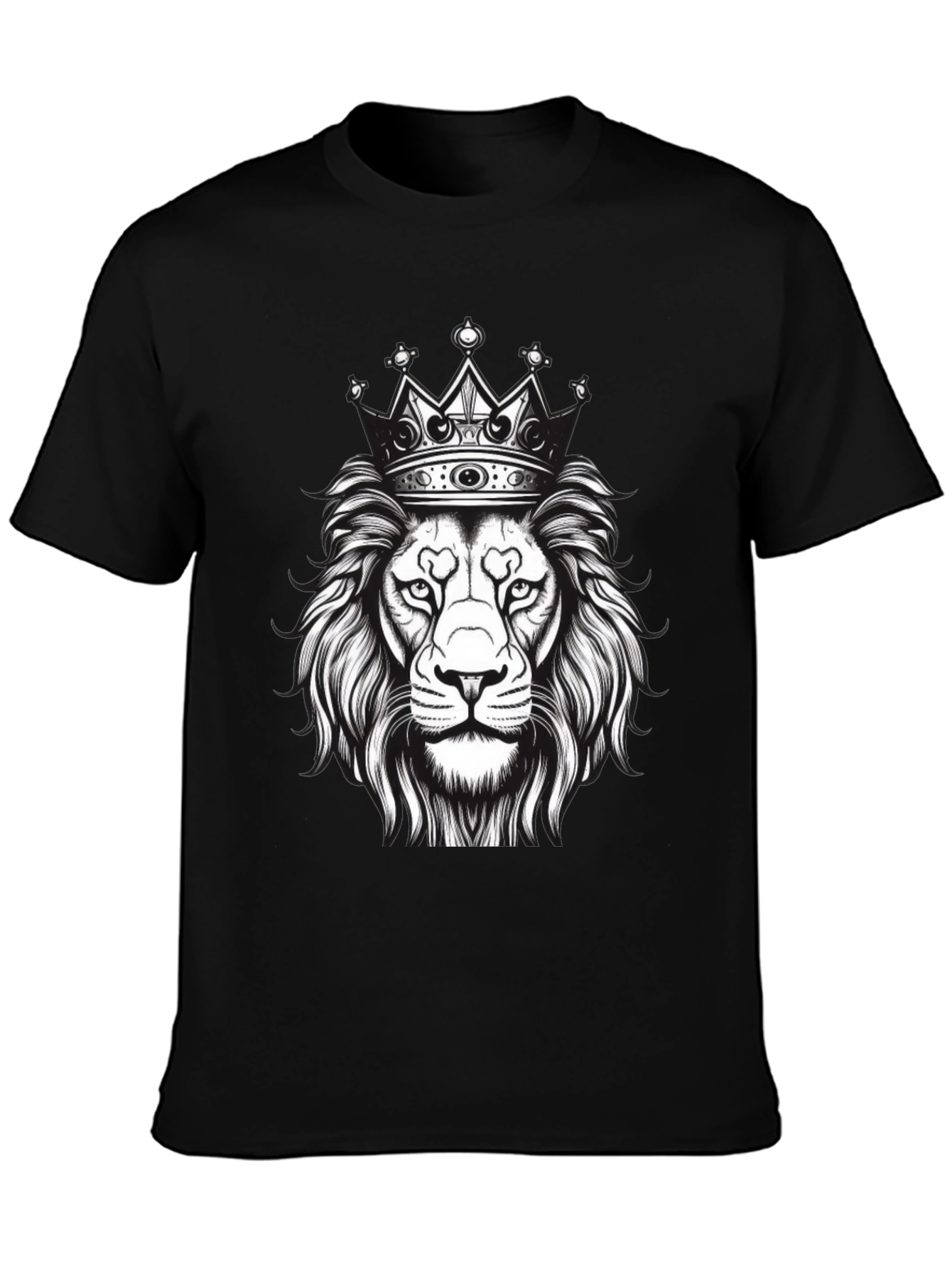 King Lion Graphic Tee - Black T-Shirt