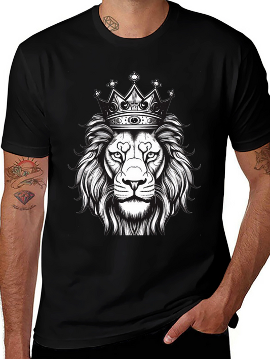 King Lion Graphic Tee - Black T-Shirt