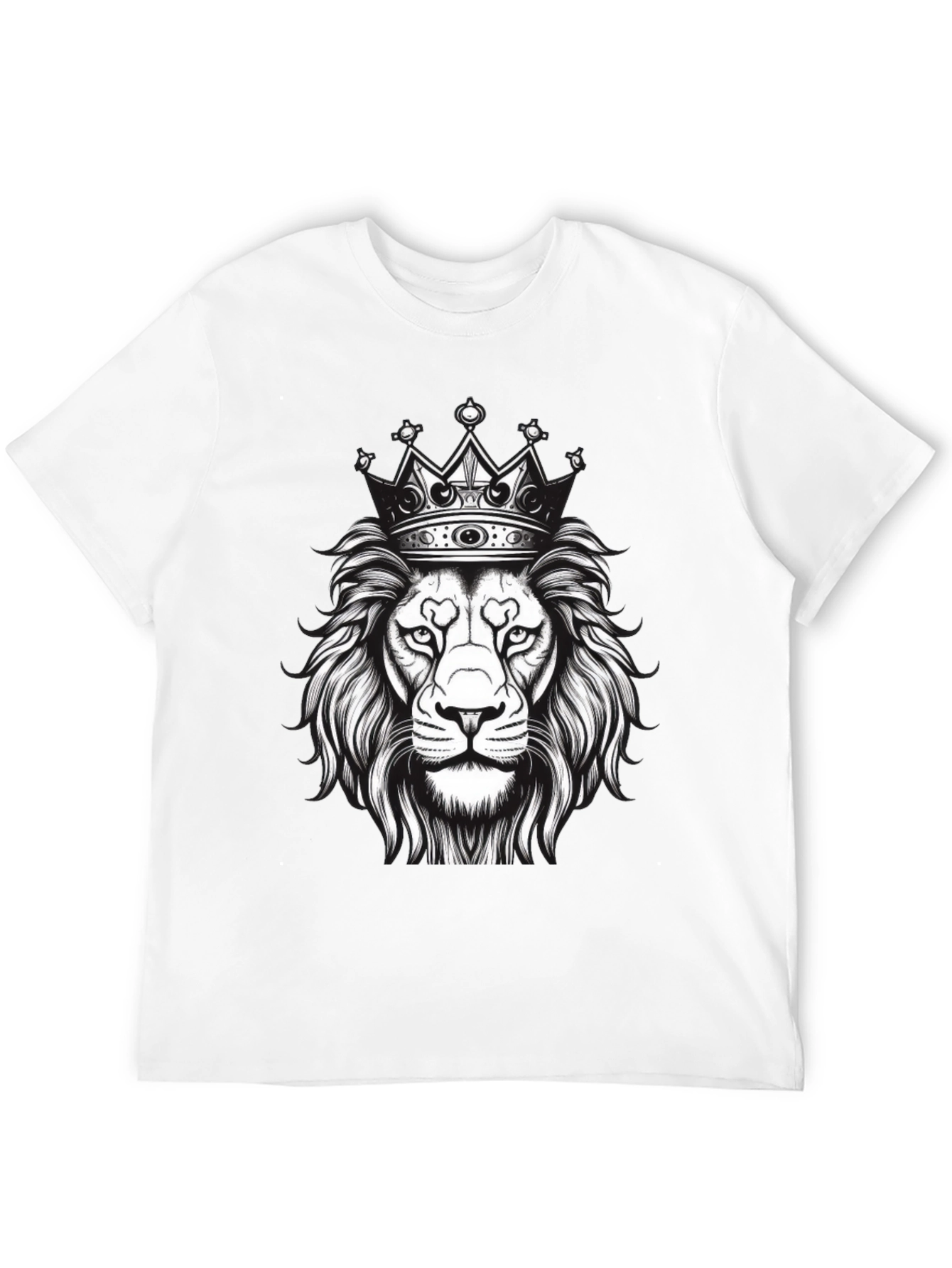 King Lion Graphic Tee - Black T-Shirt