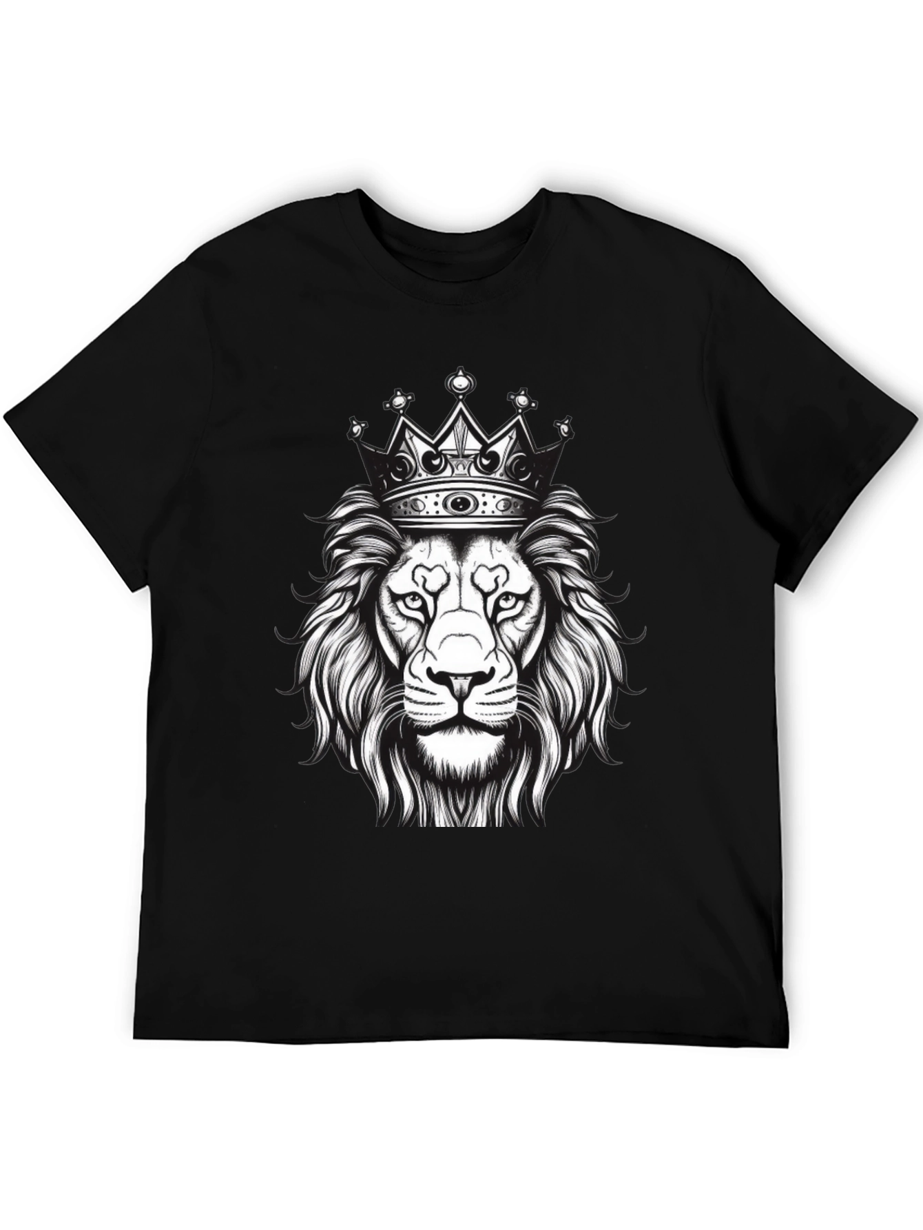 King Lion Graphic Tee - Black T-Shirt