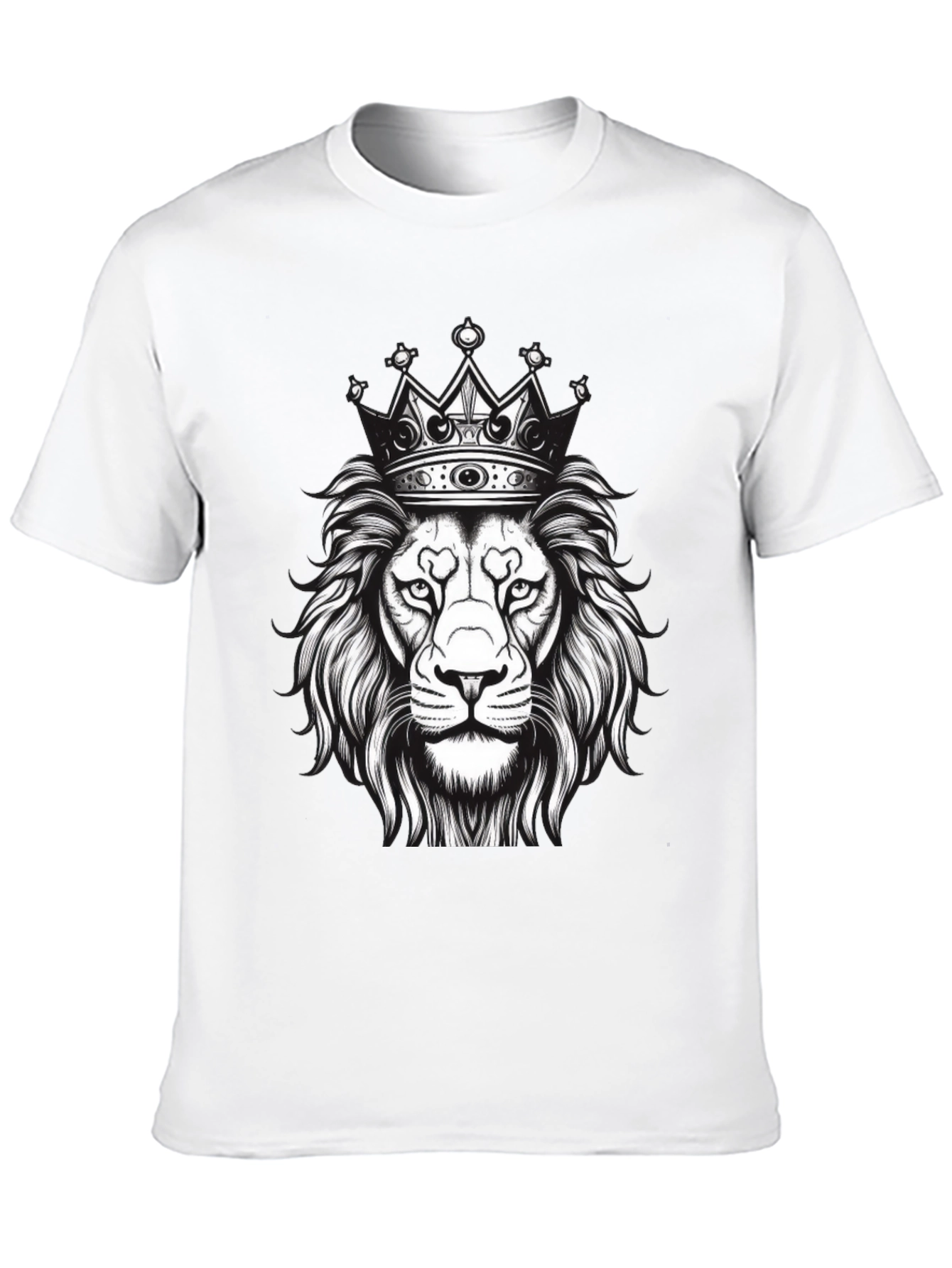 King Lion Graphic Tee - Black T-Shirt