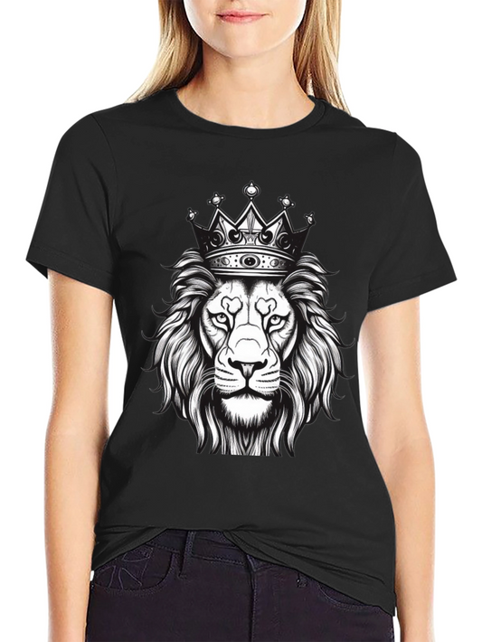 King Lion Graphic Tee - Black T-Shirt