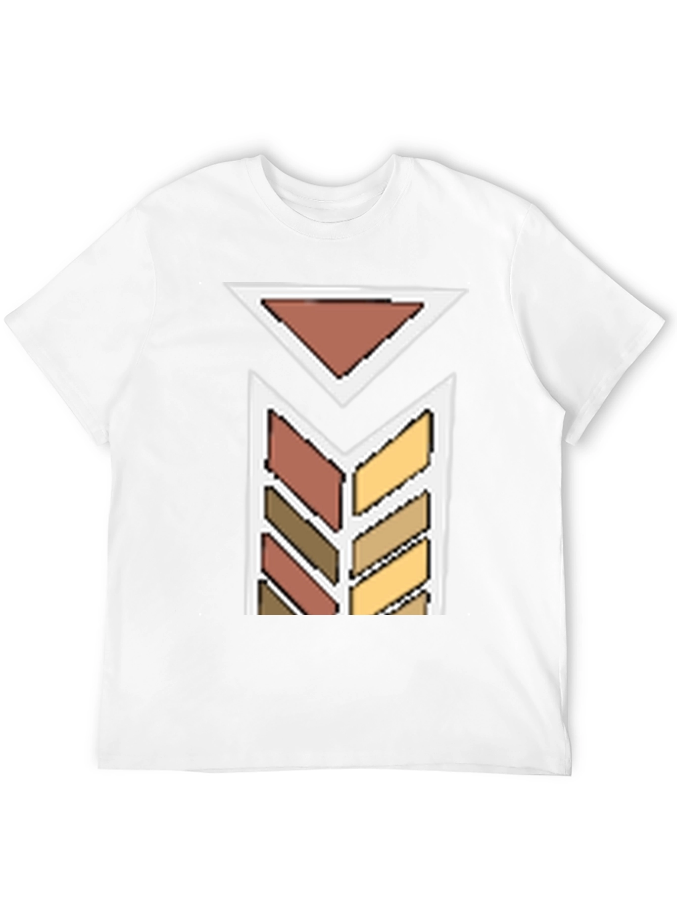 Geometric Arrow Graphic Print Tee