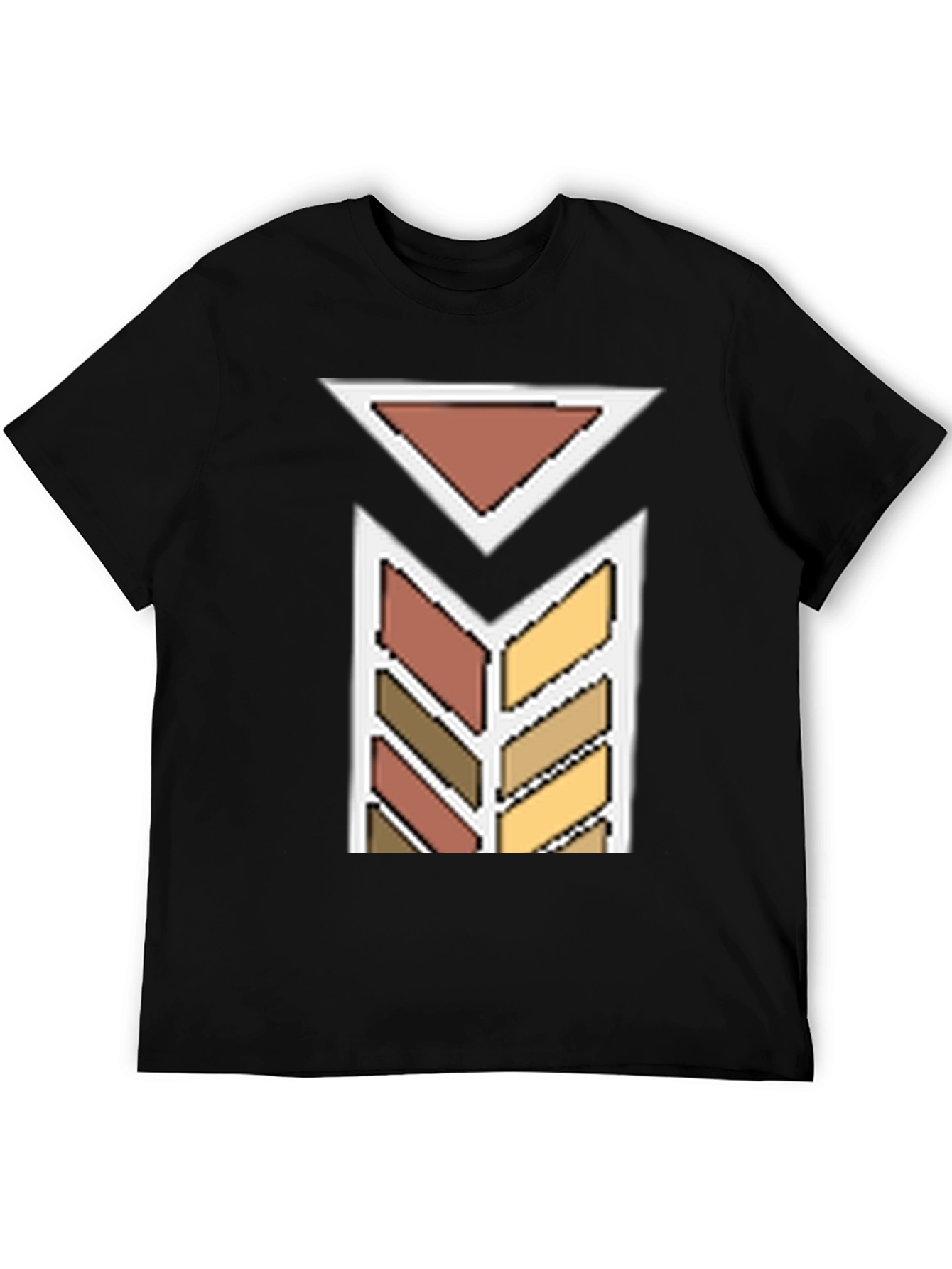 Geometric Arrow Graphic Print Tee