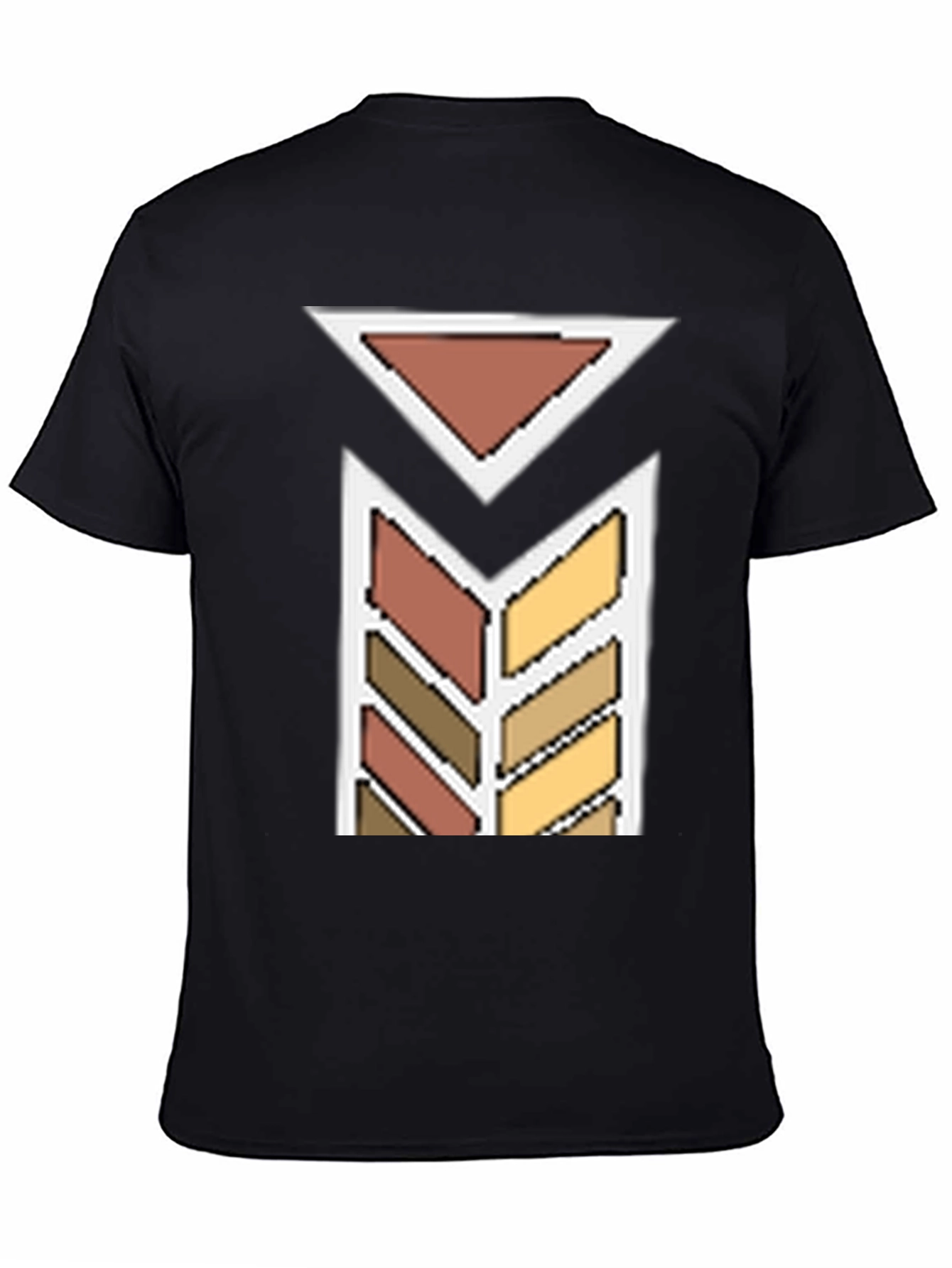 Geometric Arrow Graphic Print Tee