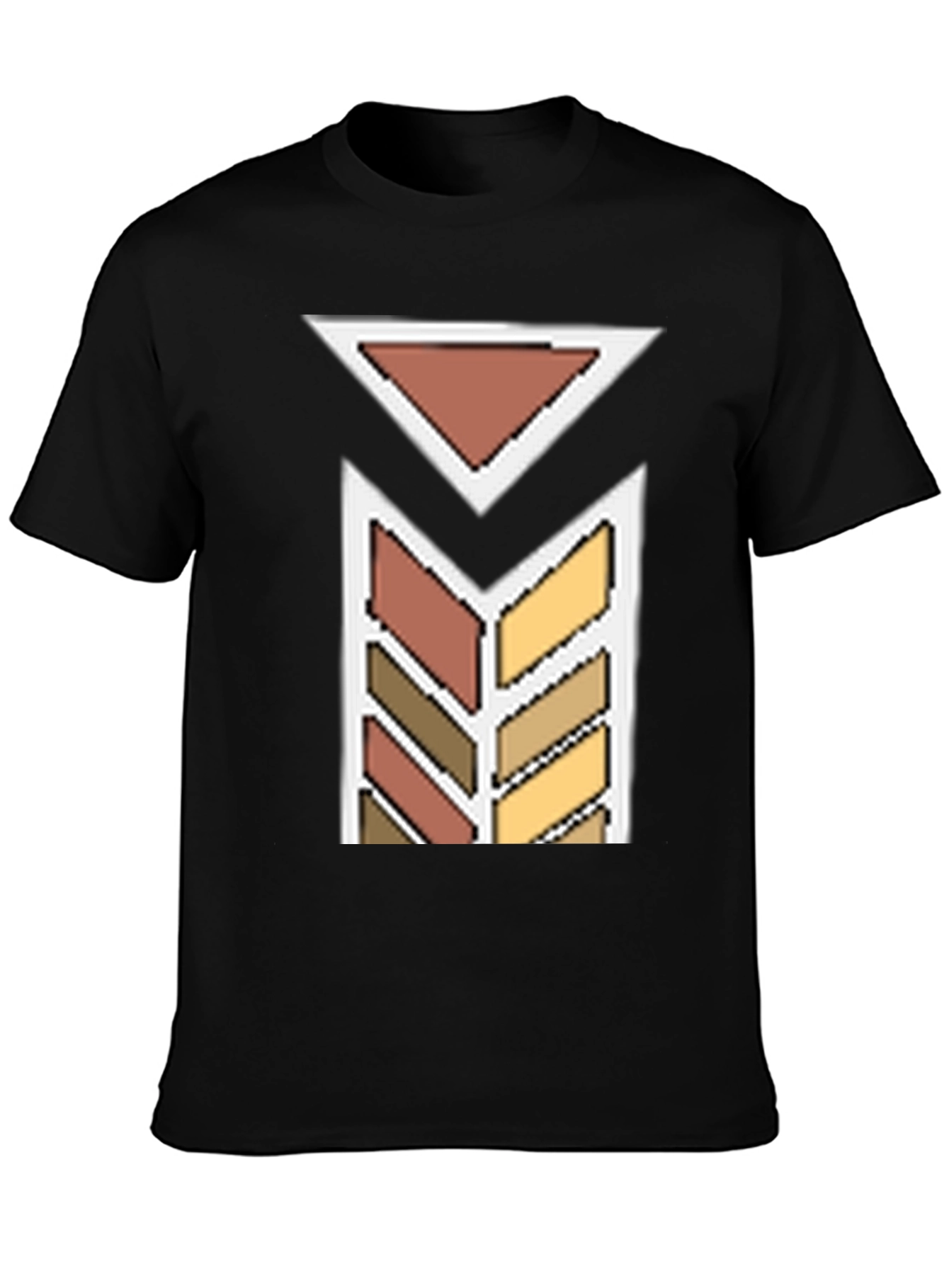 Geometric Arrow Graphic Print Tee