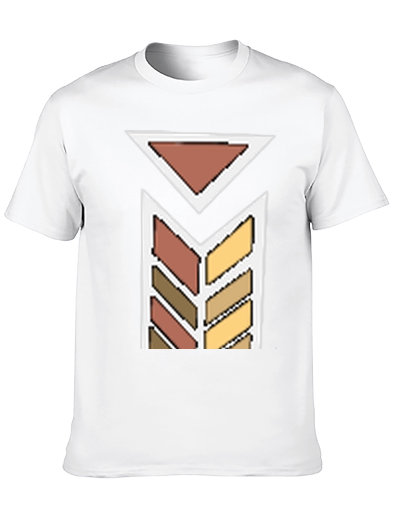 Geometric Arrow Graphic Print Tee