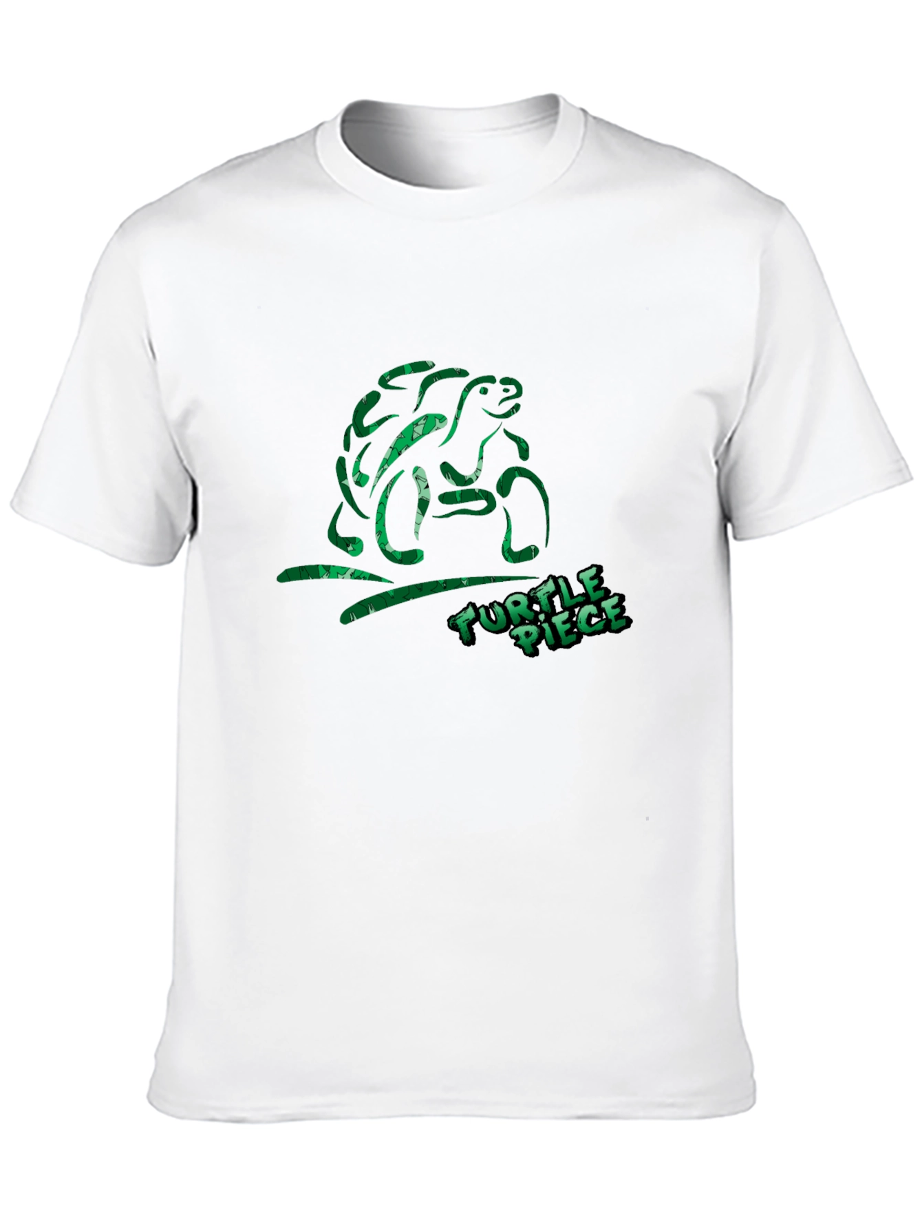 Turtle Piece T-Shirt - Green Design