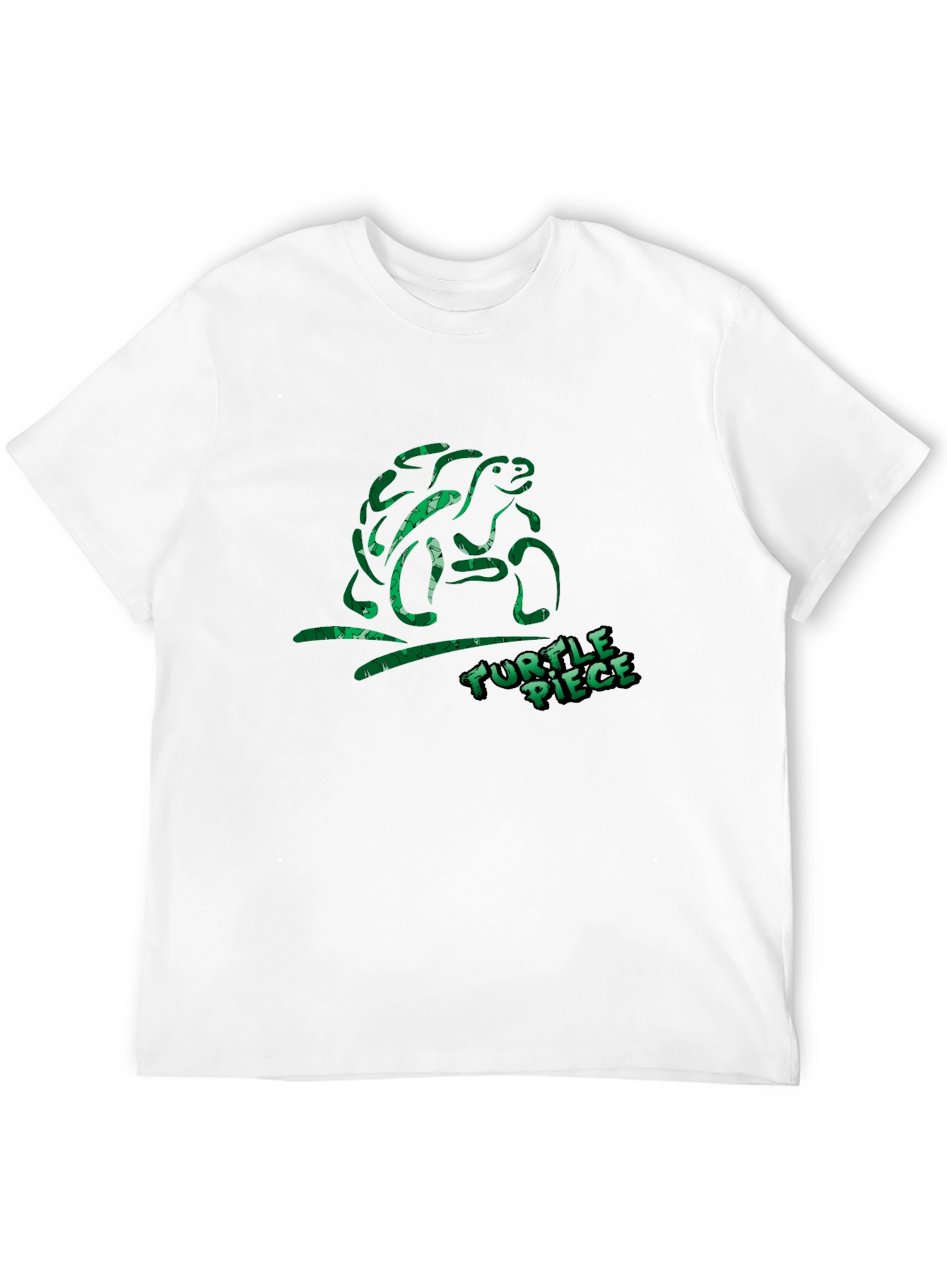 Turtle Piece T-Shirt - Green Design