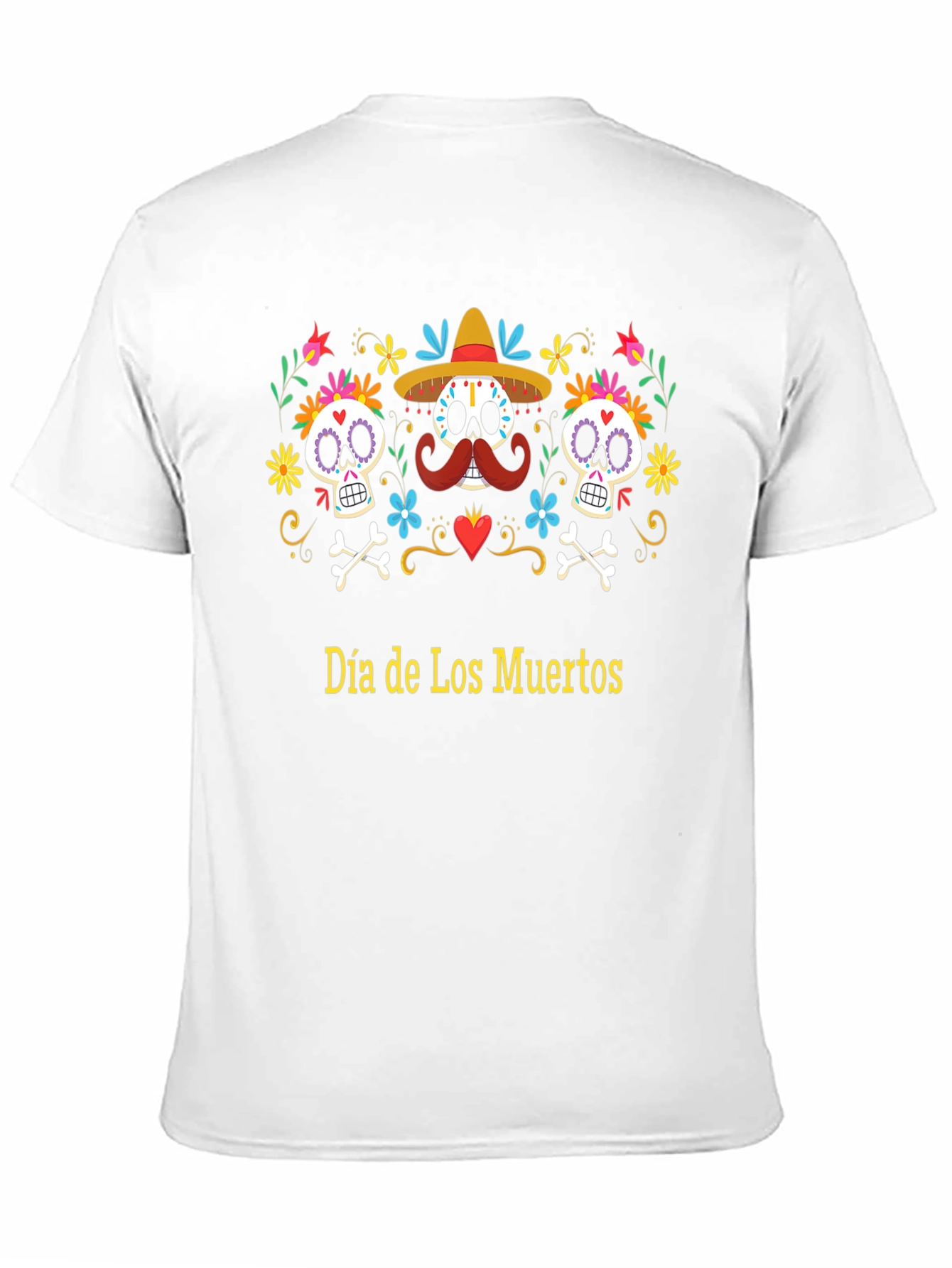 Dia de Los Muertos T-Shirt - Skull Design