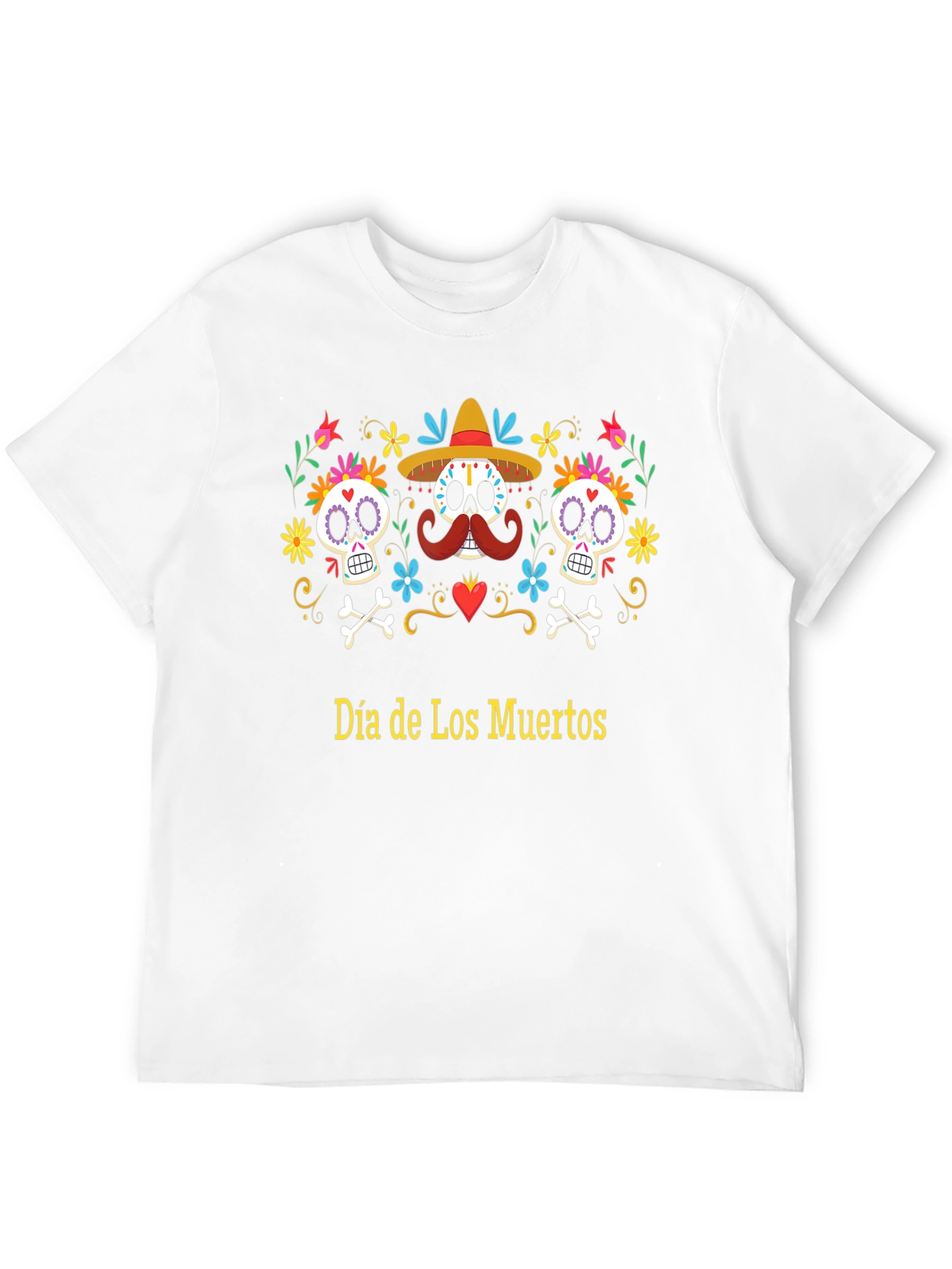 Dia de Los Muertos T-Shirt - Skull Design