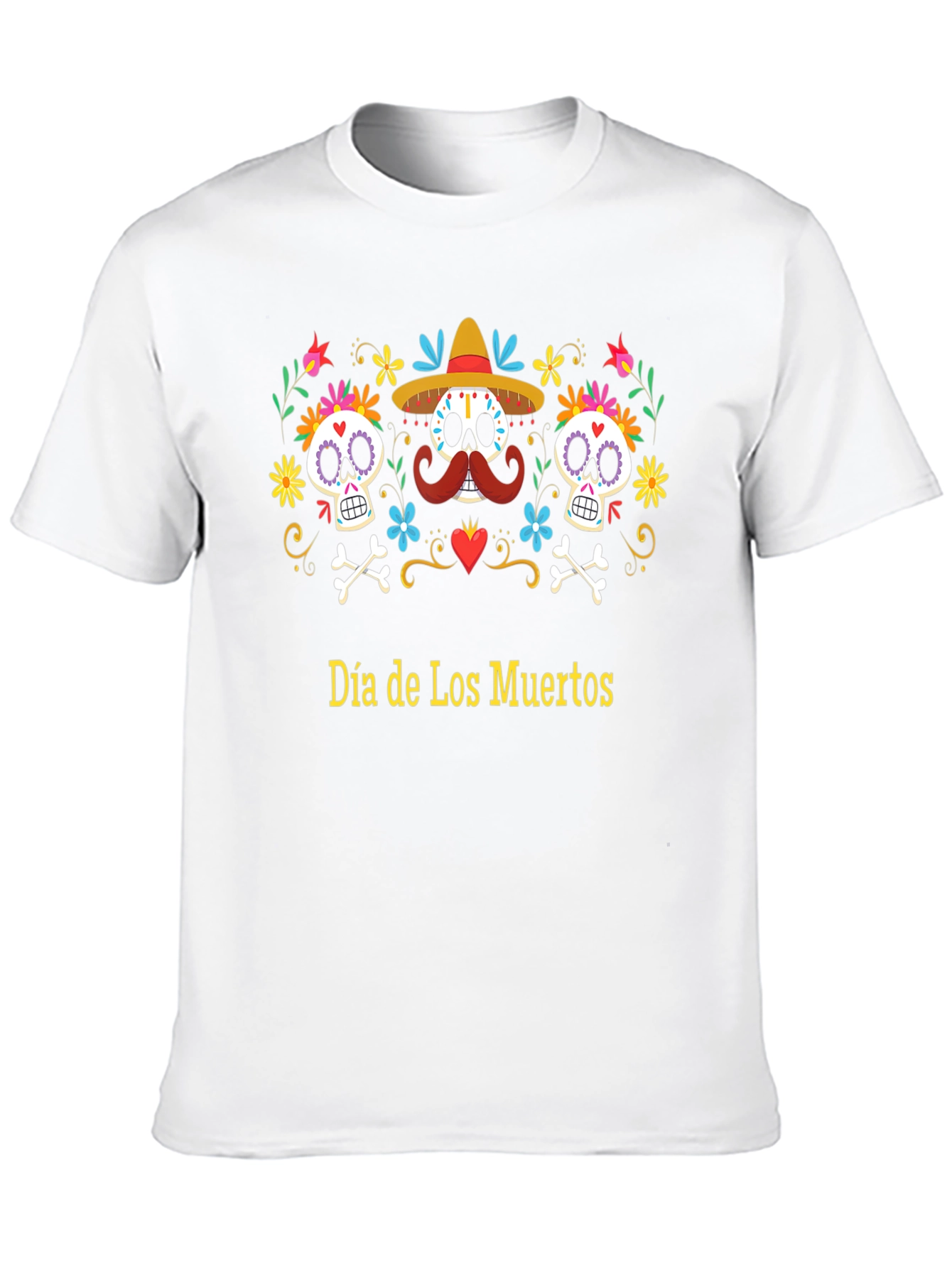 Dia de Los Muertos T-Shirt - Skull Design