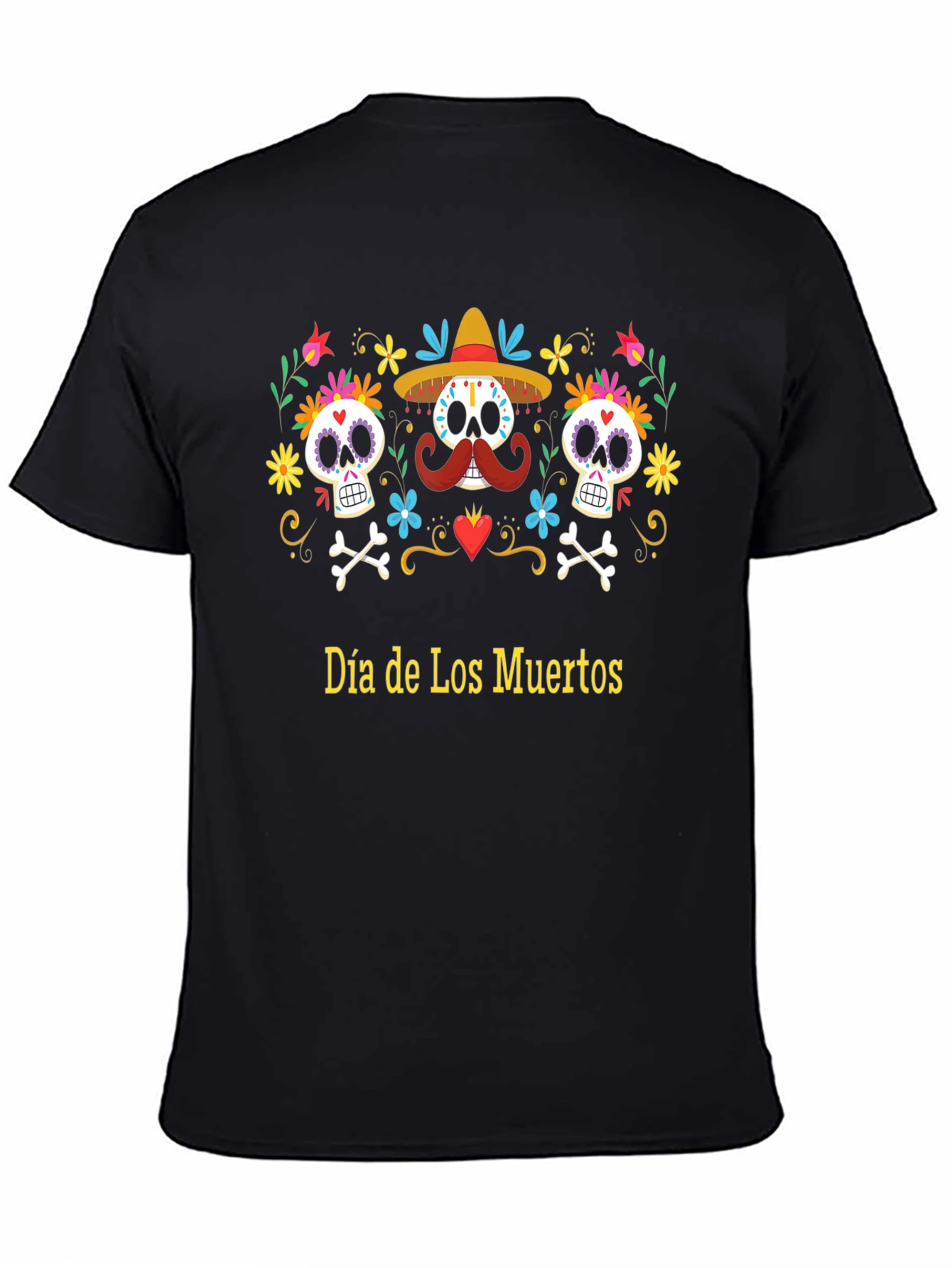 Dia de Los Muertos T-Shirt - Skull Design