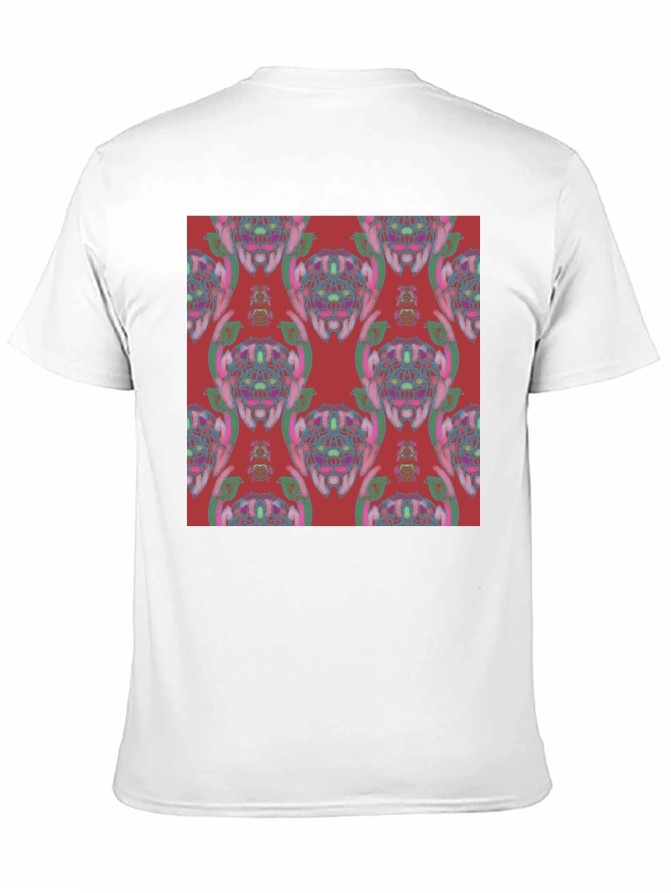 Patterned Black T-Shirt