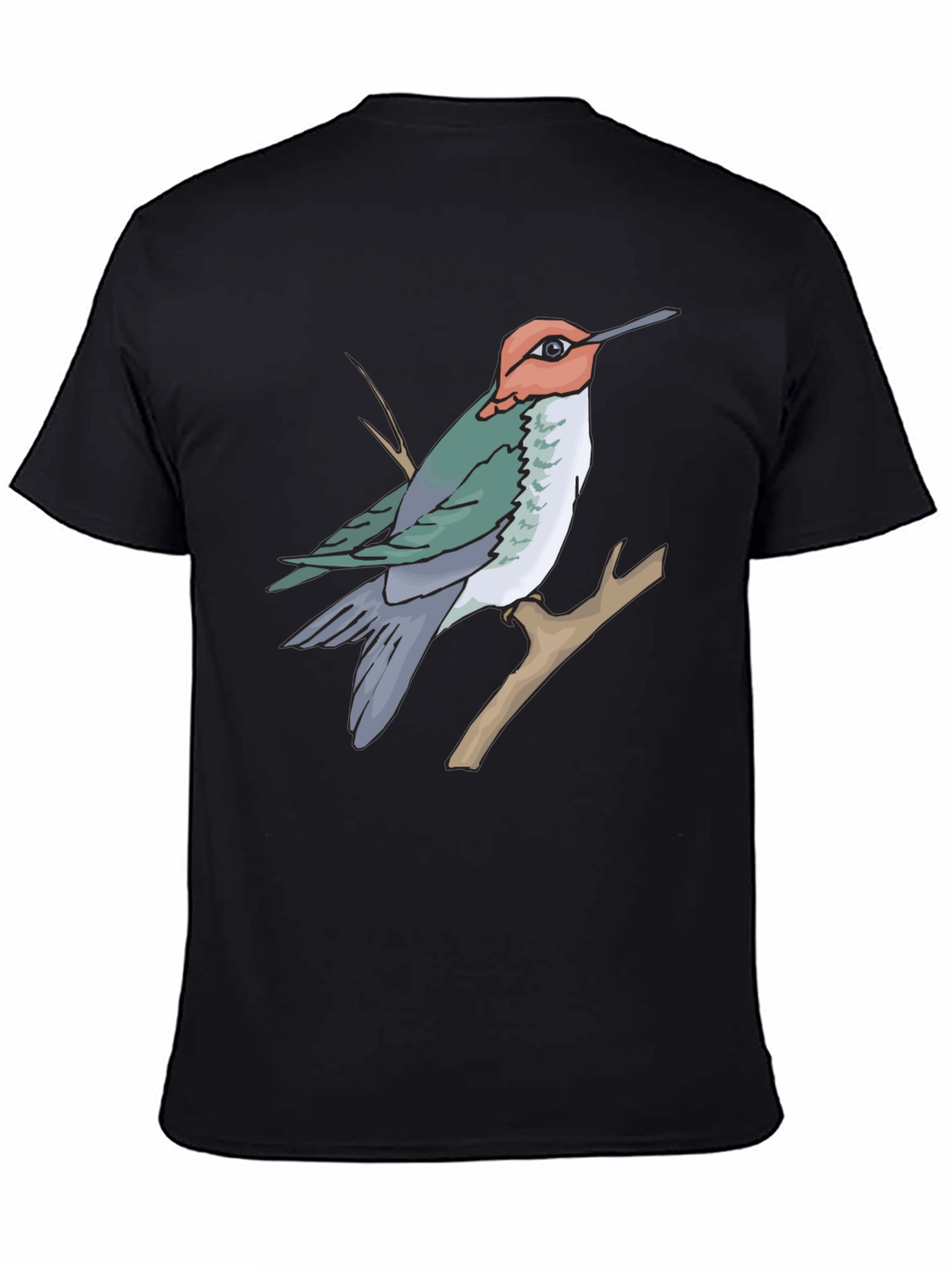 Hummingbird Graphic T-Shirt - Nature Inspired Casual Wear