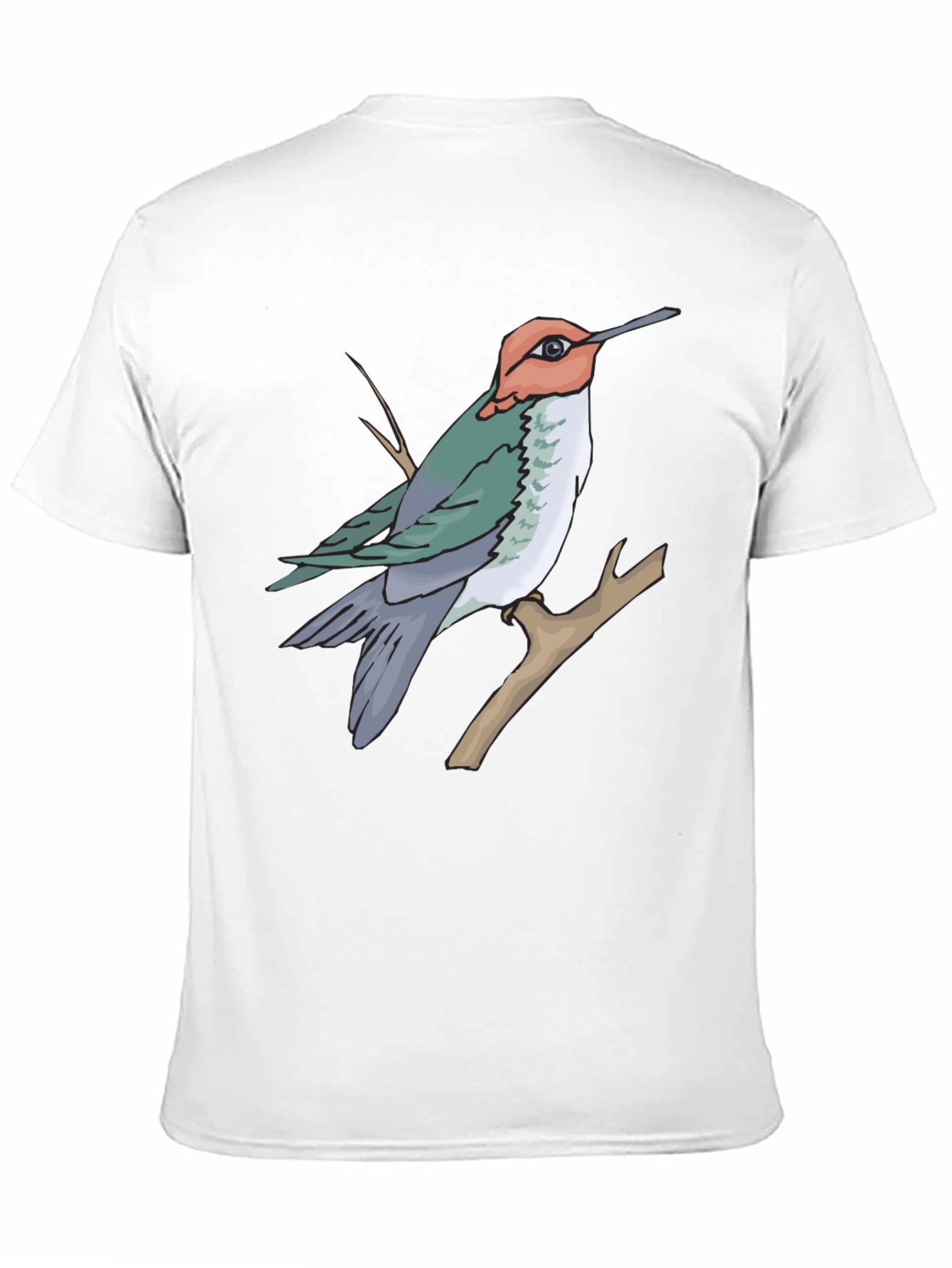 Hummingbird Graphic T-Shirt - Nature Inspired Casual Wear