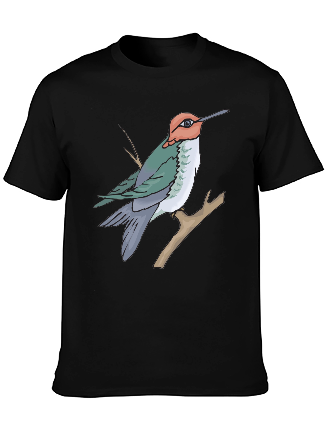 Hummingbird Graphic T-Shirt - Nature Inspired Casual Wear
