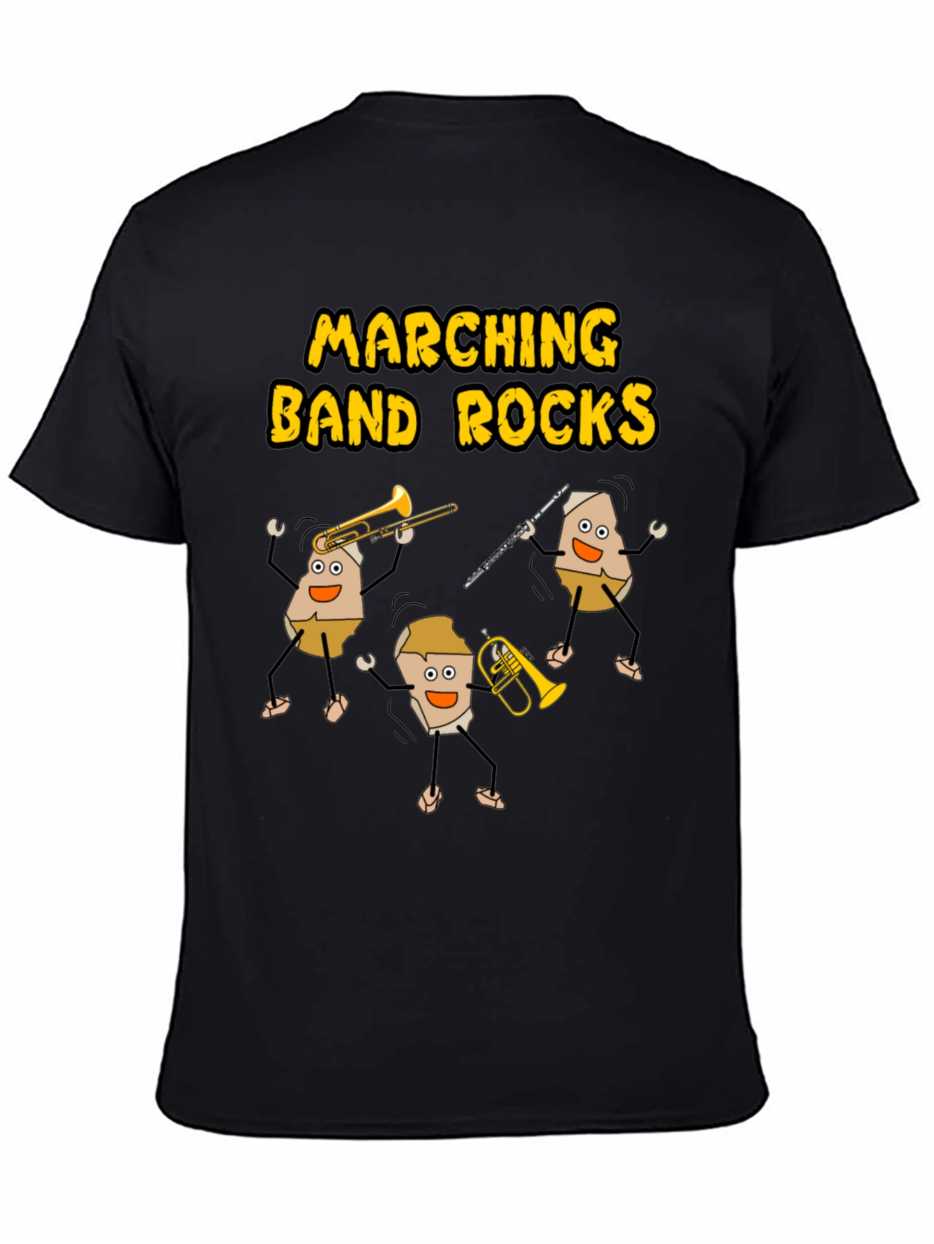 Marching Band Rocks Graphic T-Shirt