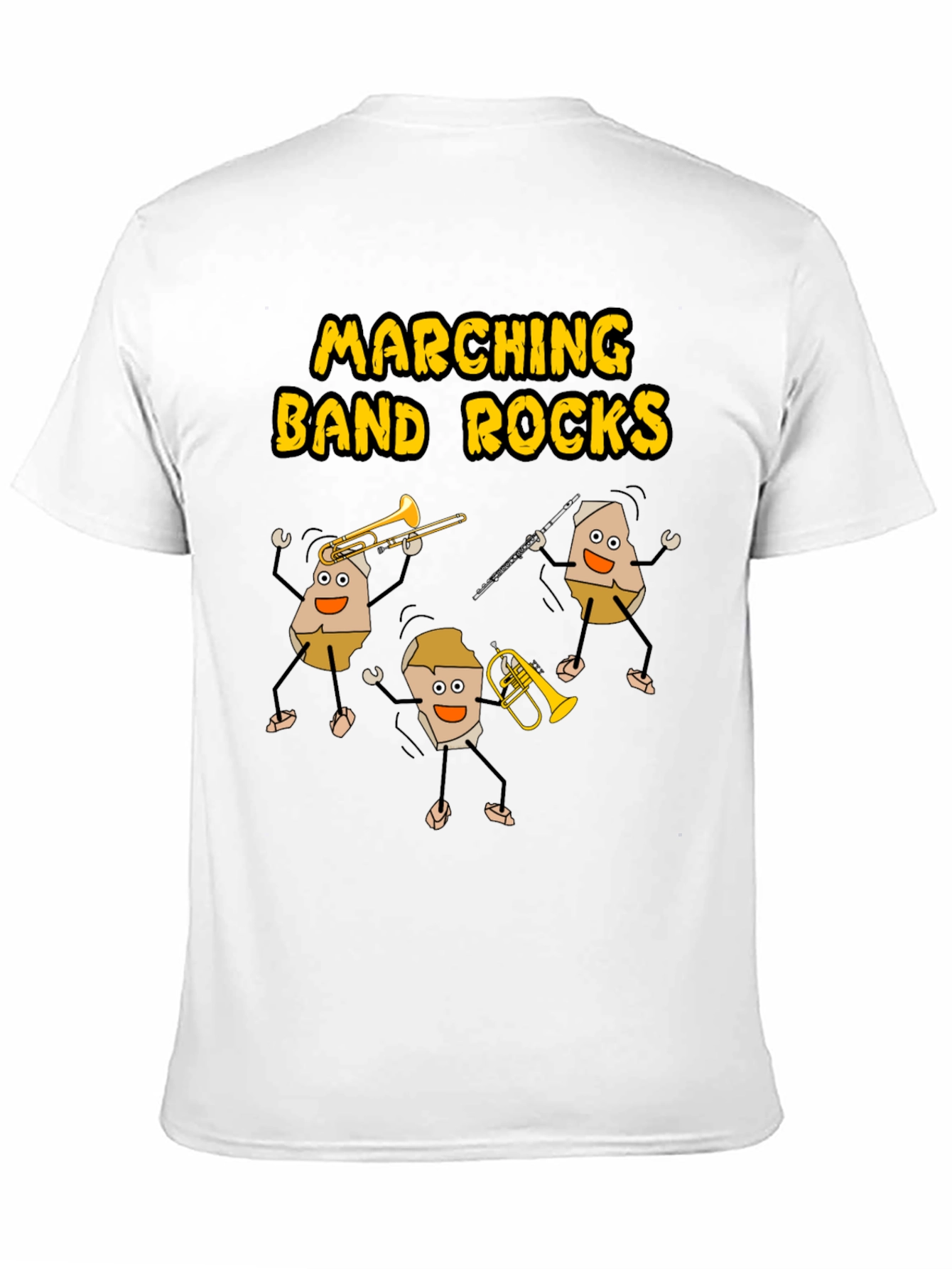 Marching Band Rocks Graphic T-Shirt