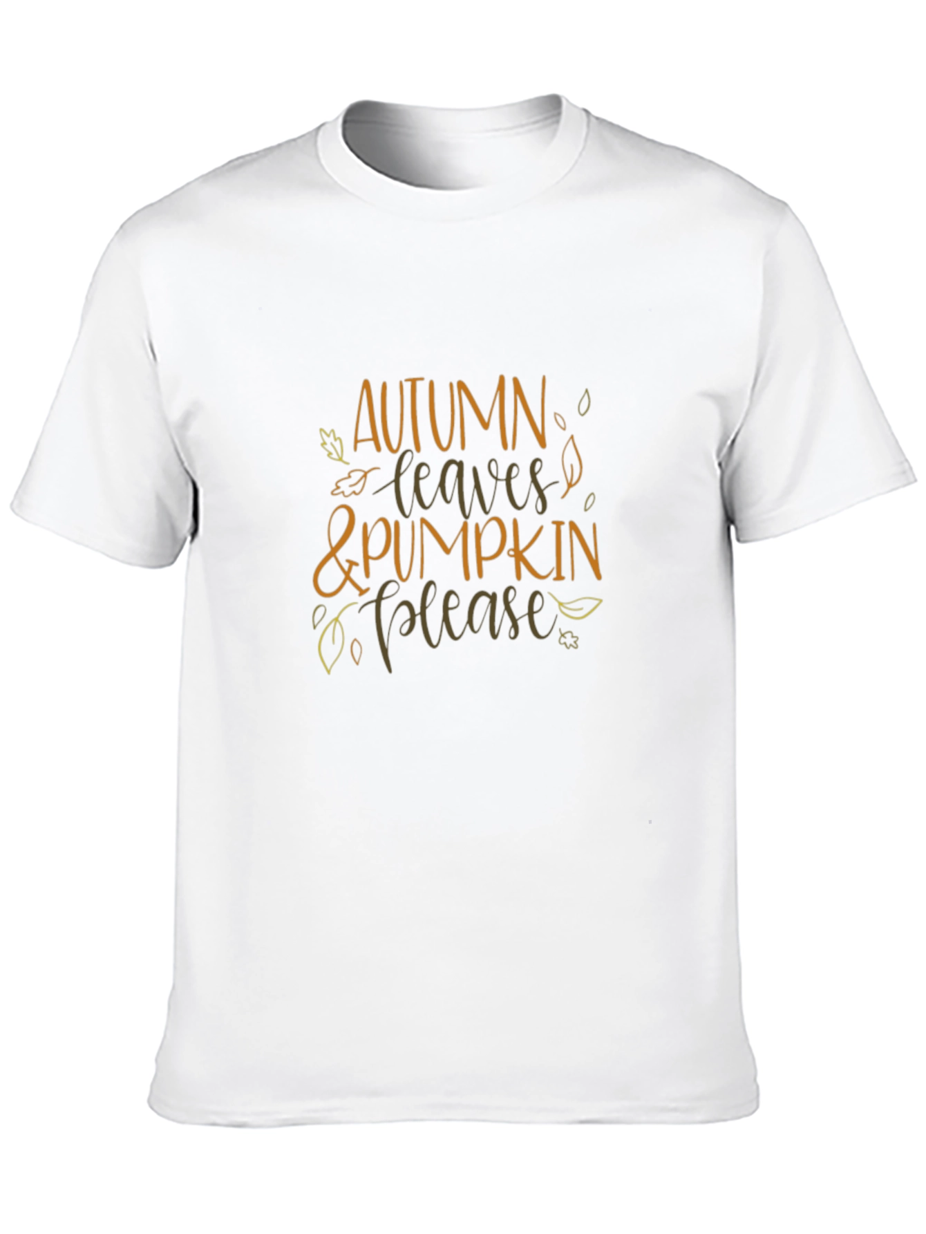 Autumn Leaves & Pumpkin Please Graphic Tee