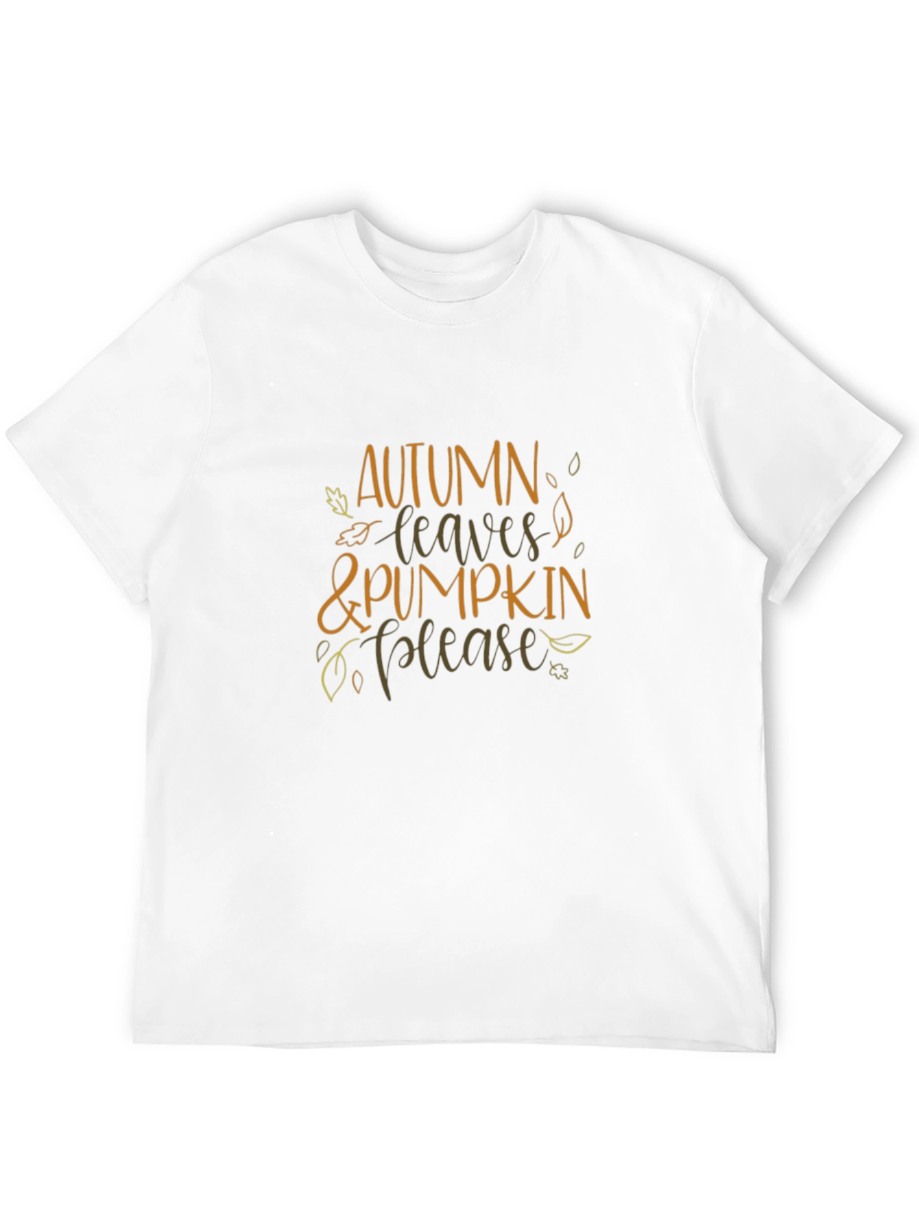 Autumn Leaves & Pumpkin Please Graphic Tee