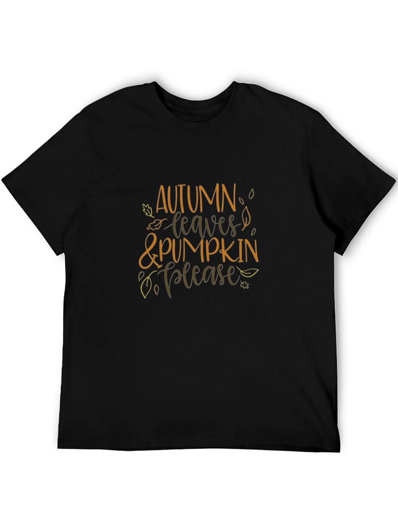 Autumn Leaves & Pumpkin Please Graphic Tee