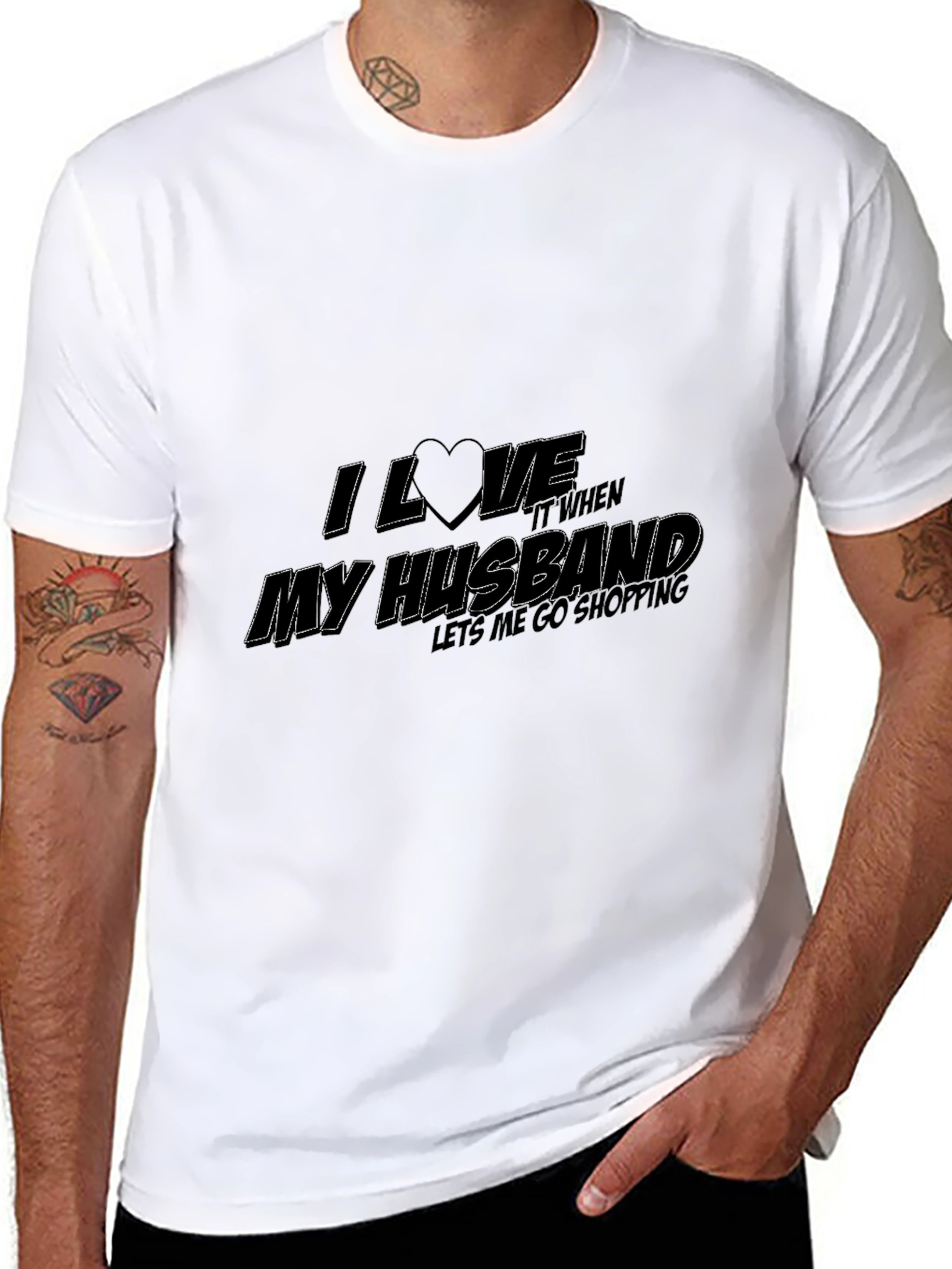 I Love My Husband Funny T-Shirt