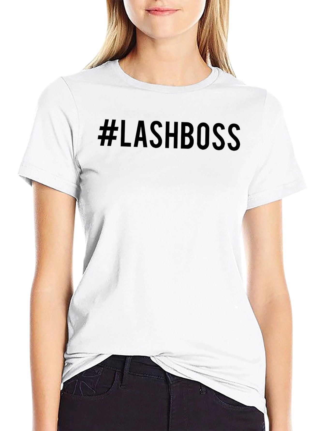 #LASHBOSS Black T-Shirt - Lash Technician Apparel