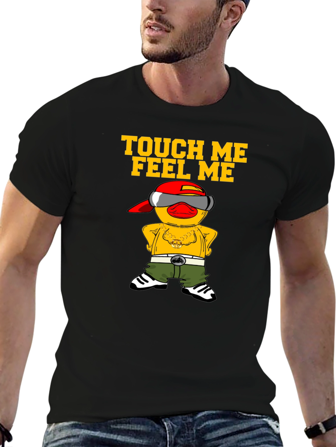 Touch Me Feel Me Duck Graphic Tee