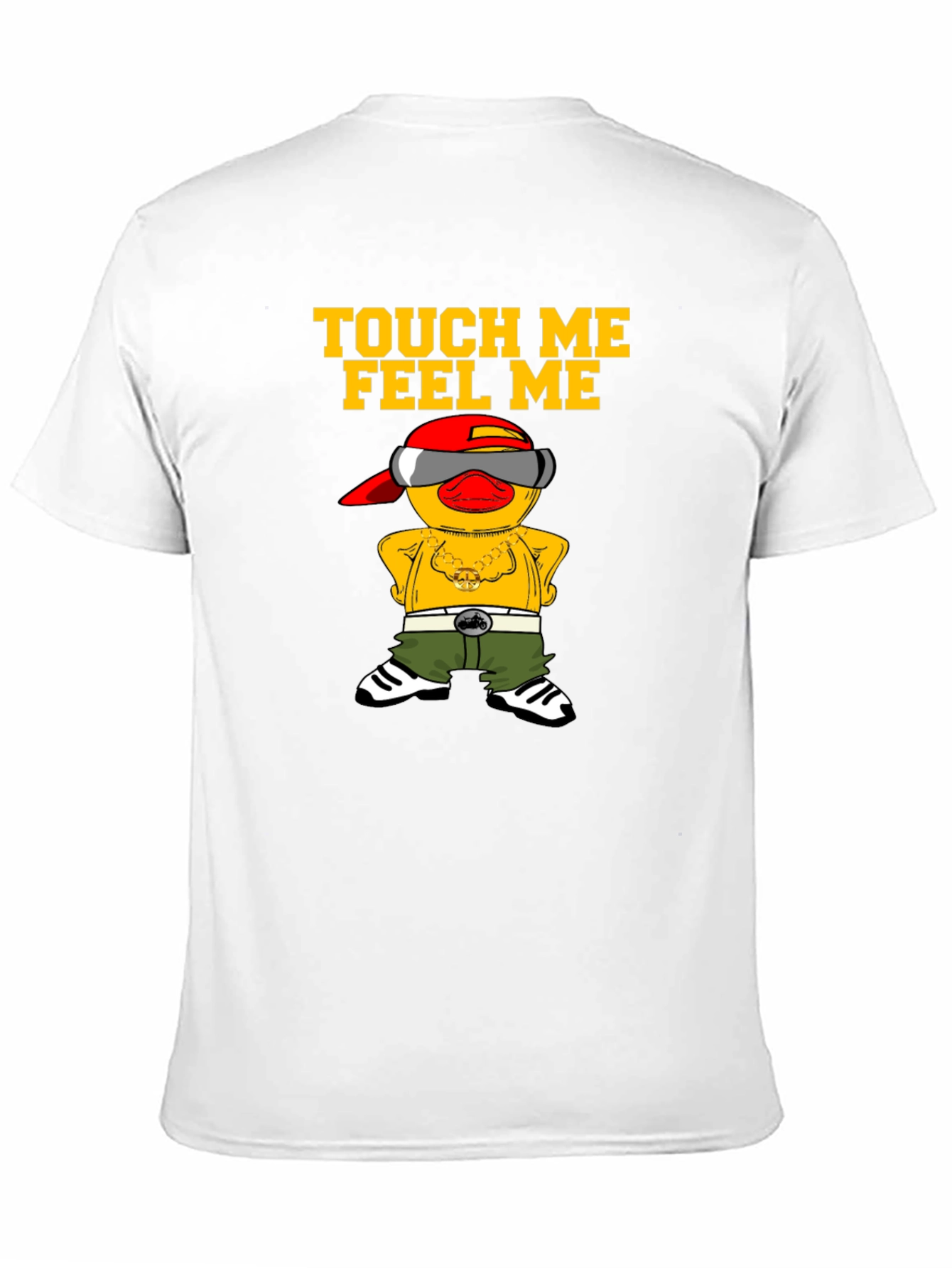 Touch Me Feel Me Duck Graphic Tee
